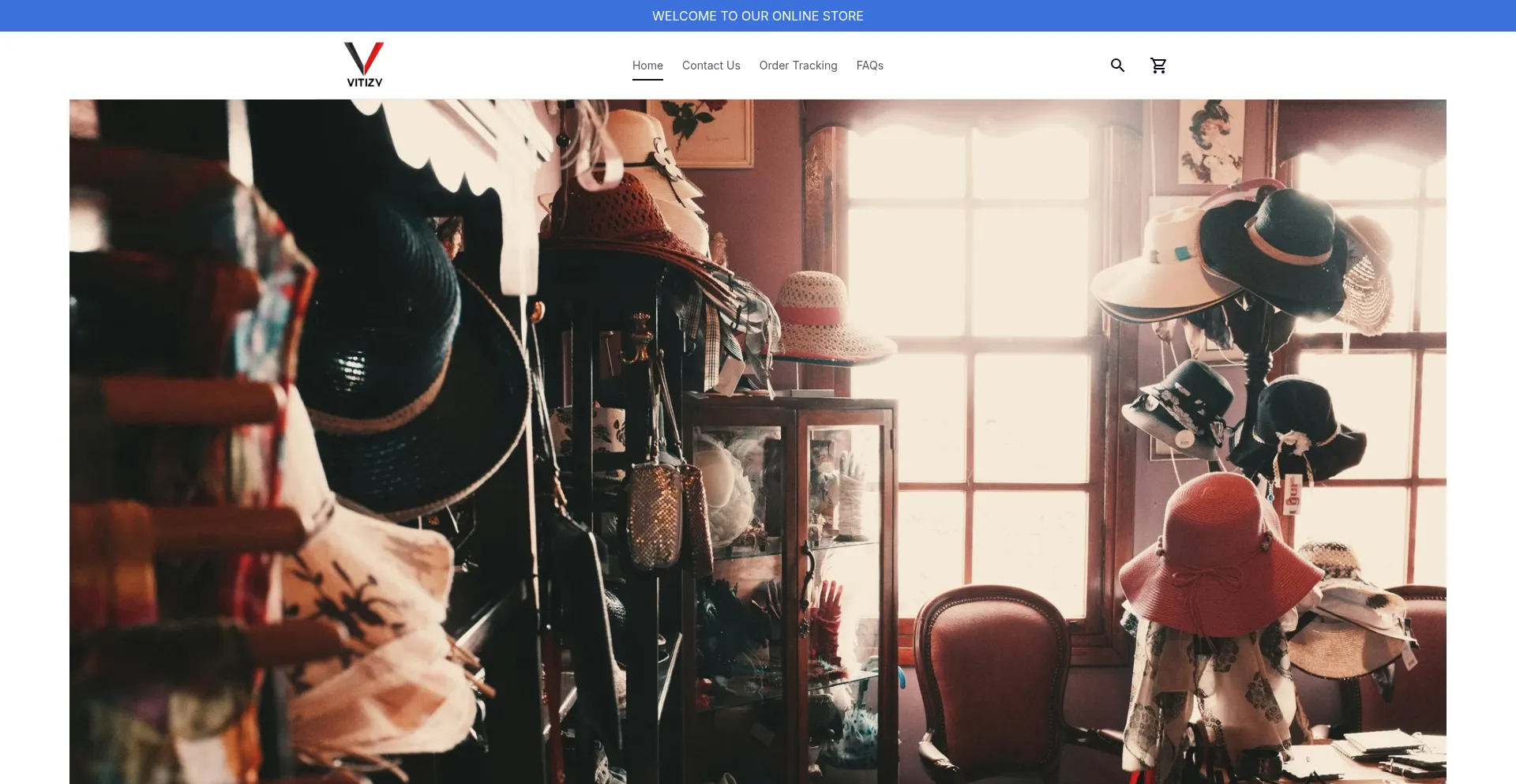 Website screenshot of Vitizy.com