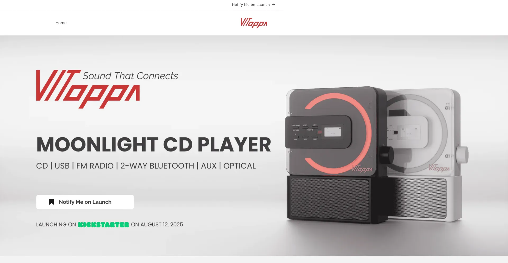 Website screenshot of Vitoppa.com