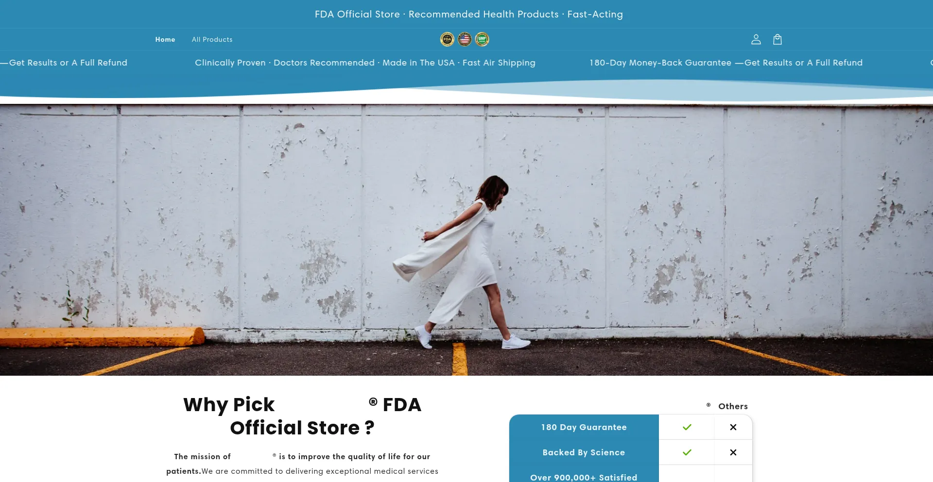 Website screenshot of Vivalambrevip.store