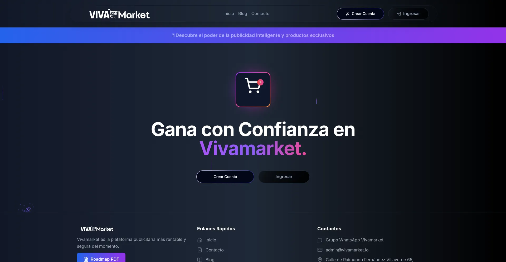 Vivamarket.vip Screenshot
