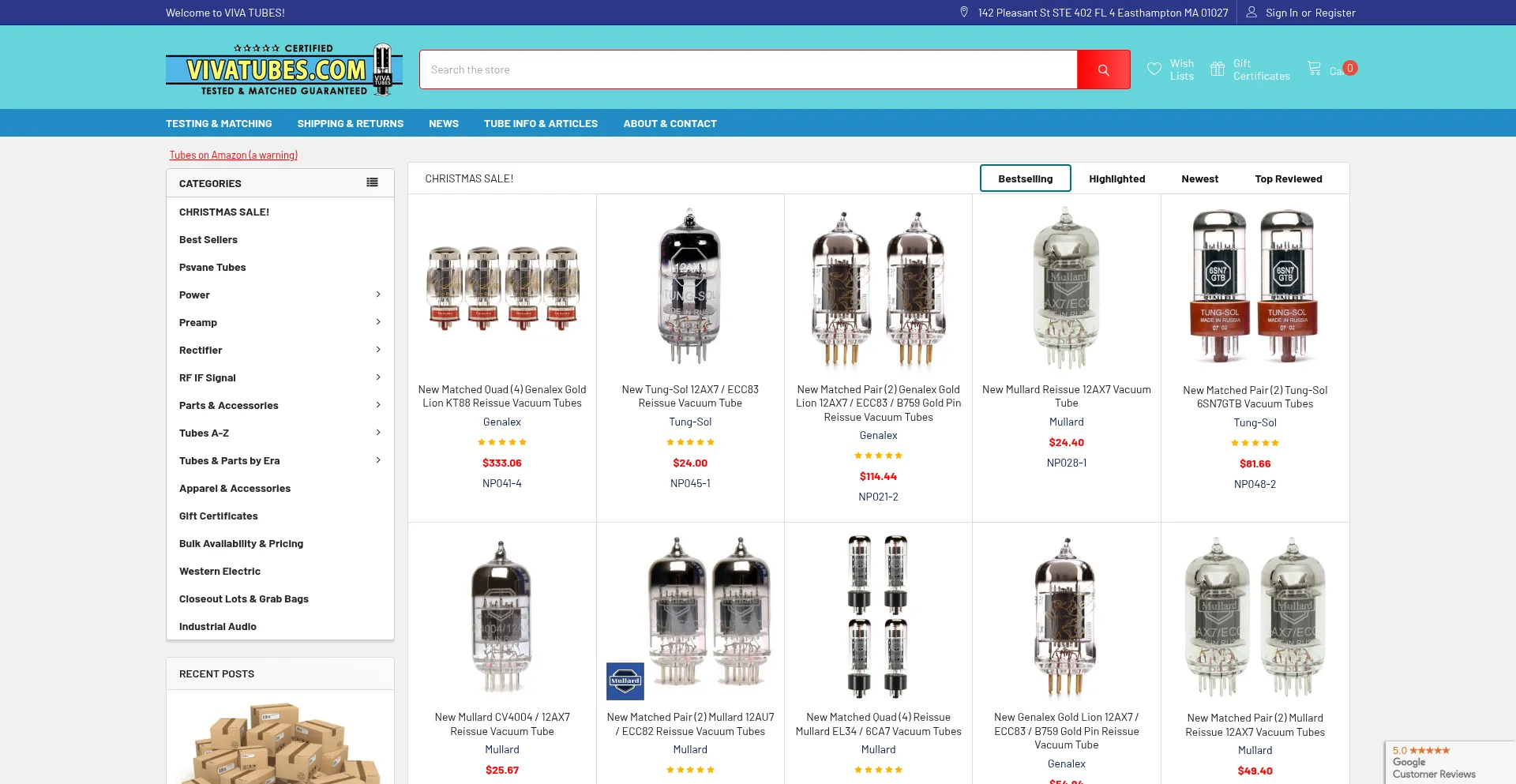 Website screenshot of Vivatubes.com