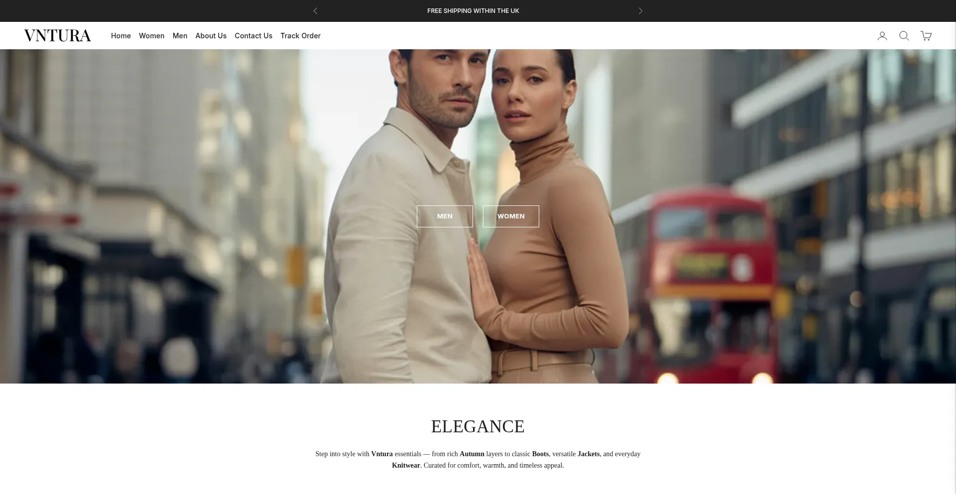 Vntura.com Screenshot