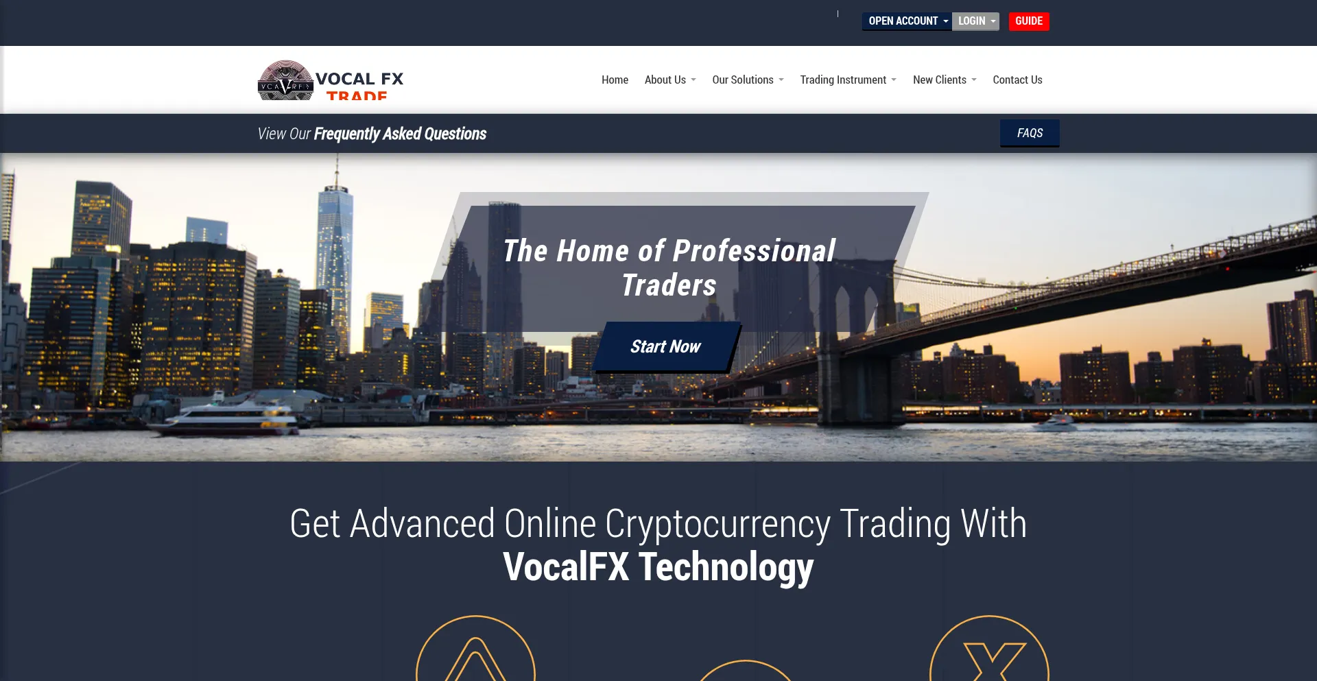 Vocalfxtrade.com Screenshot