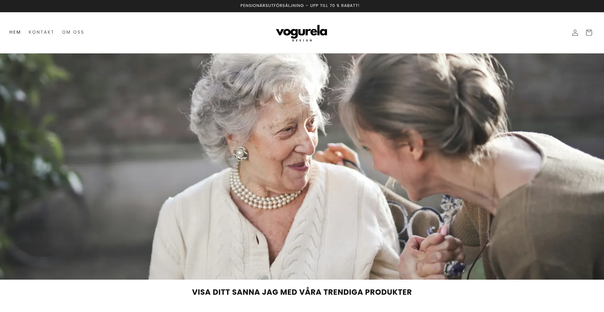 Website screenshot of Vogurela-design.com