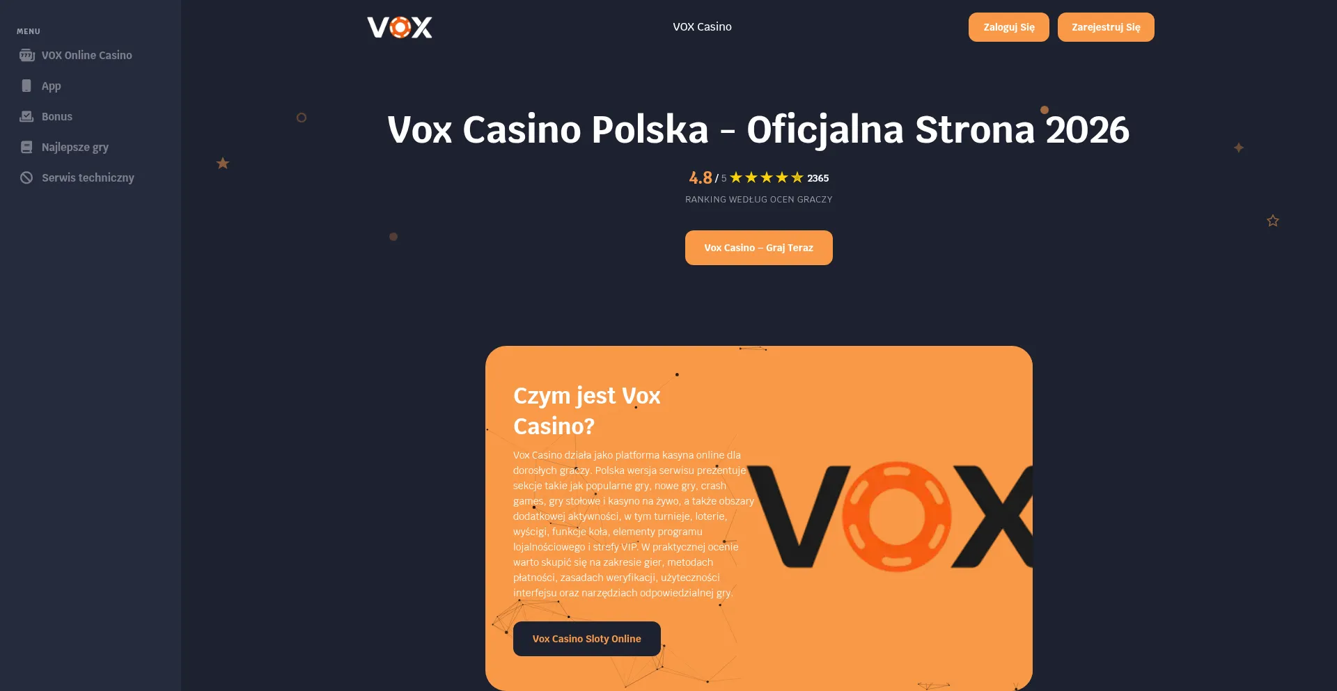 Vox Casino App Review für Spieler aus Deutschland 1 Vox Casino App Review für Spieler aus Deutschland