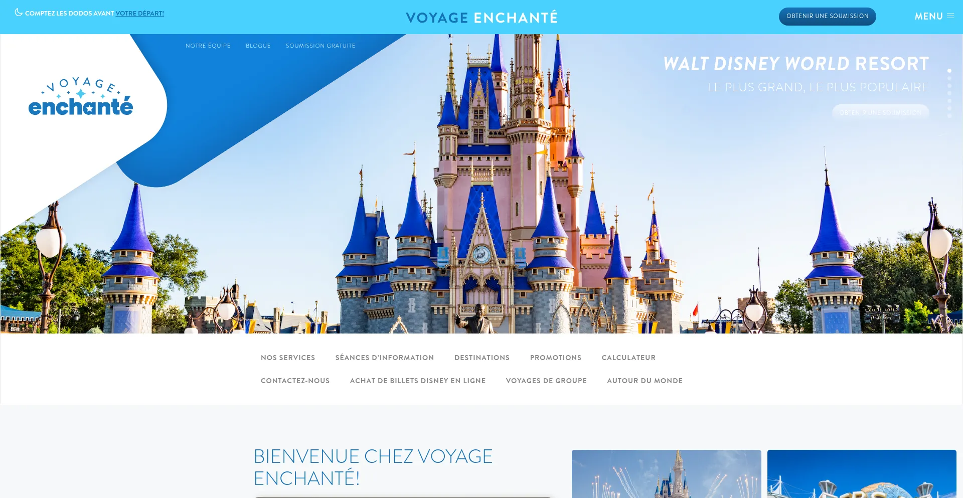 Voyageenchante.com Screenshot