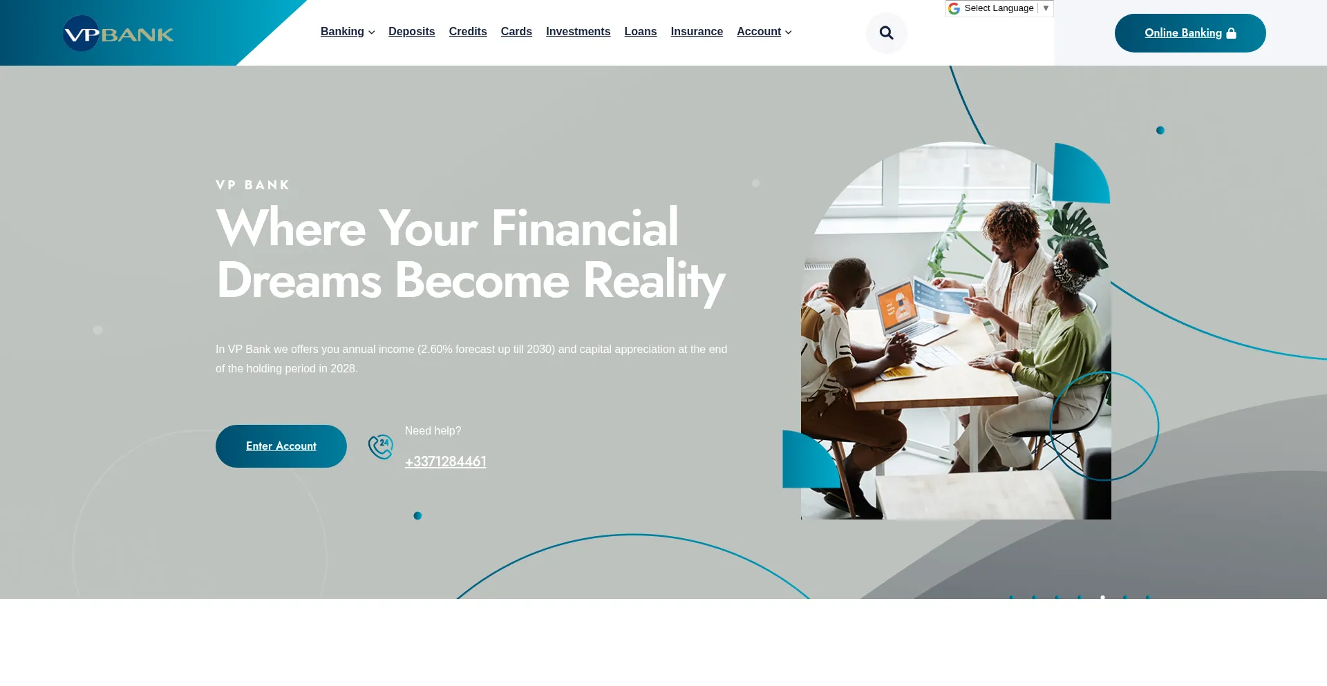 Website screenshot of Vp-switzerland.com