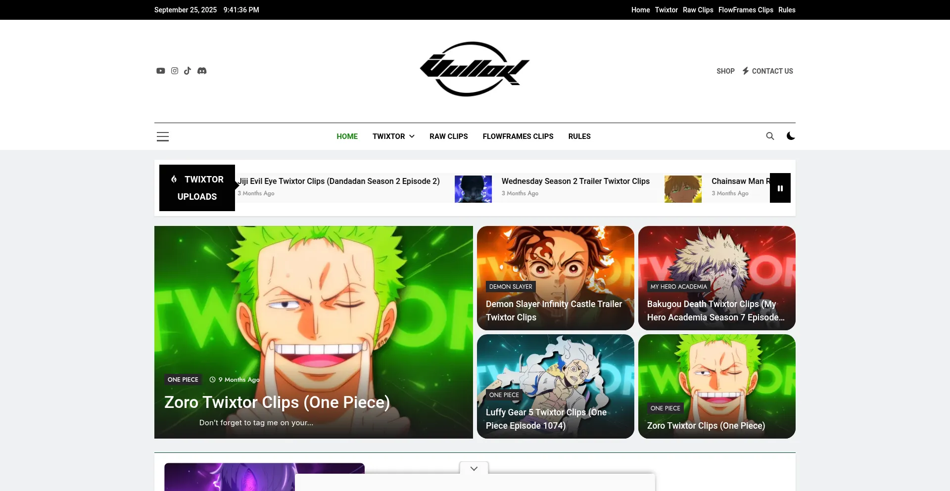 Vullocktwixtor.com Screenshot