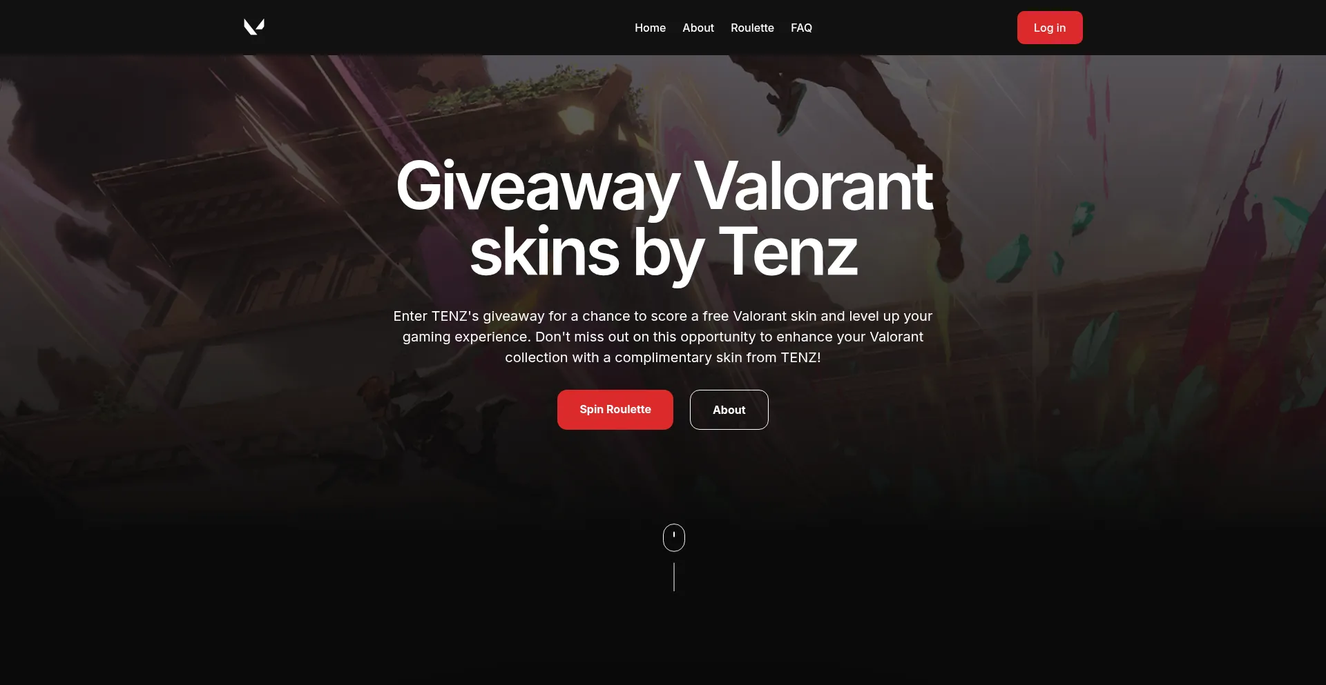 Website screenshot of Vxtenz.com