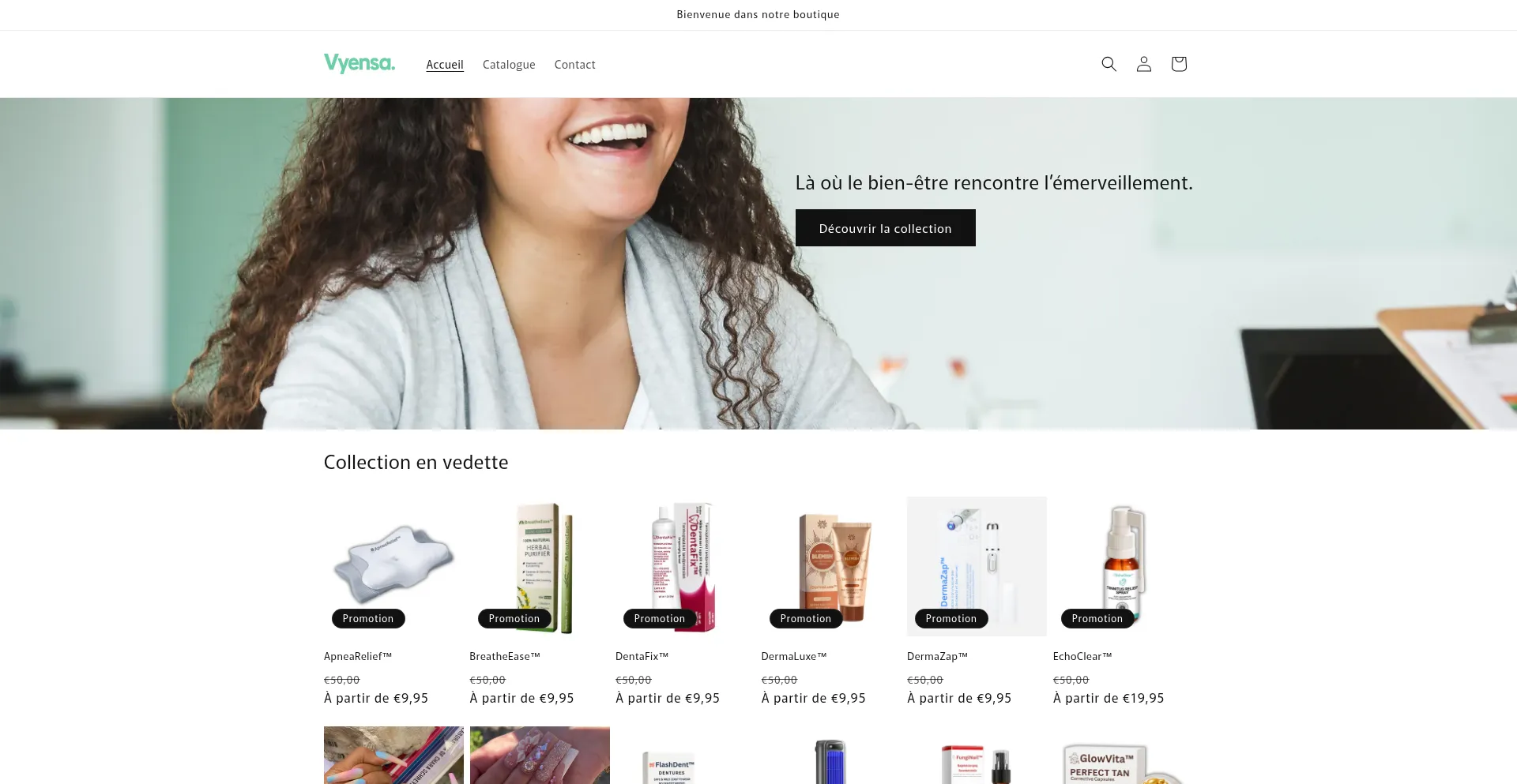 Vyensa.com Screenshot