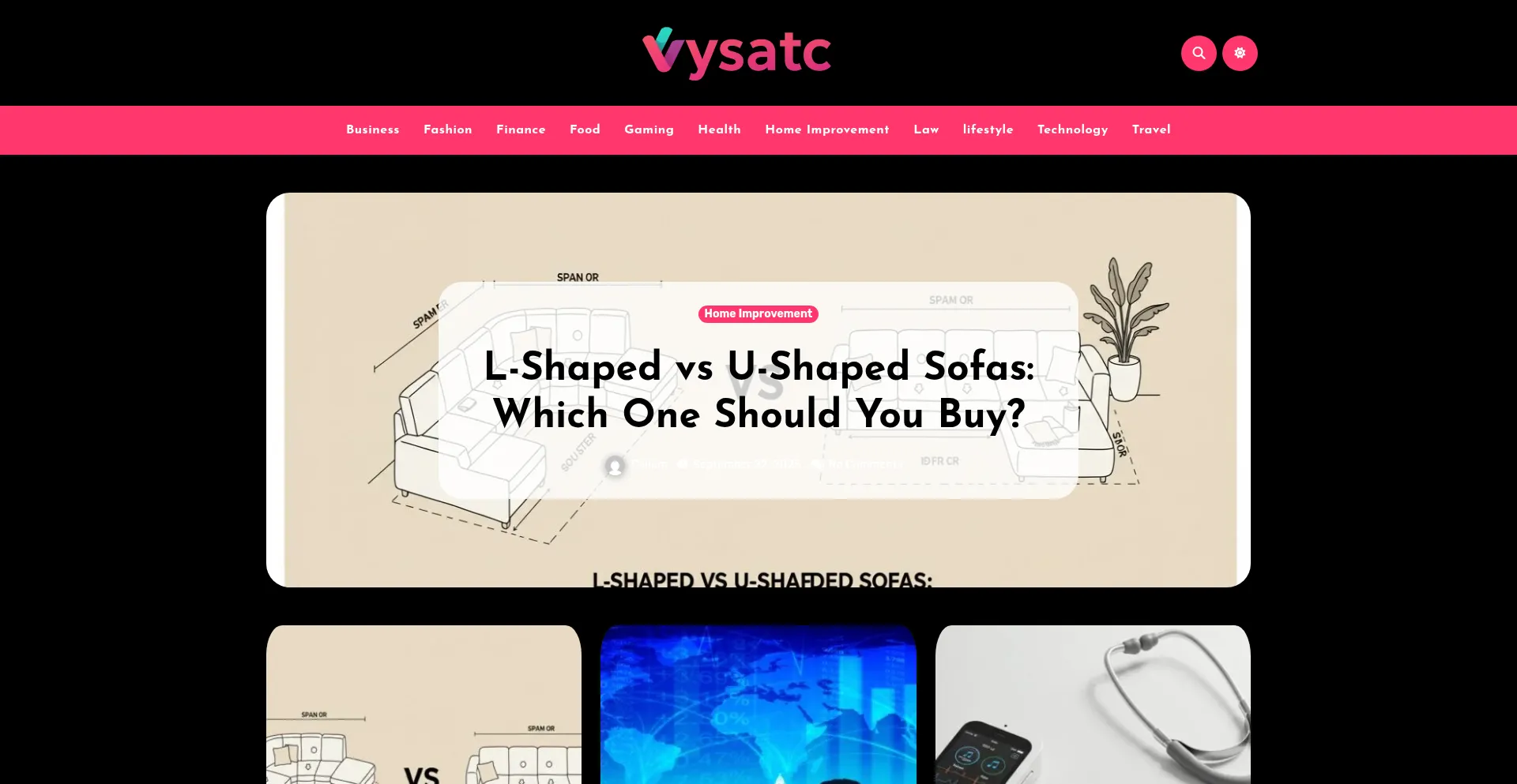 Vysatc.com Screenshot