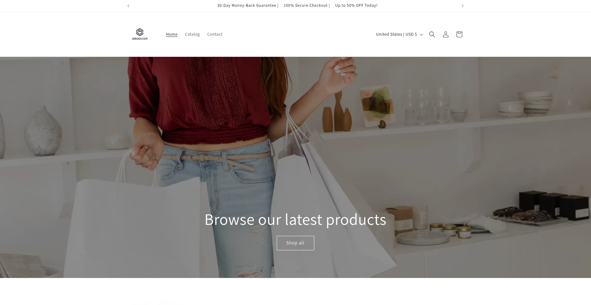 Website screenshot of Wadzbuay.shop