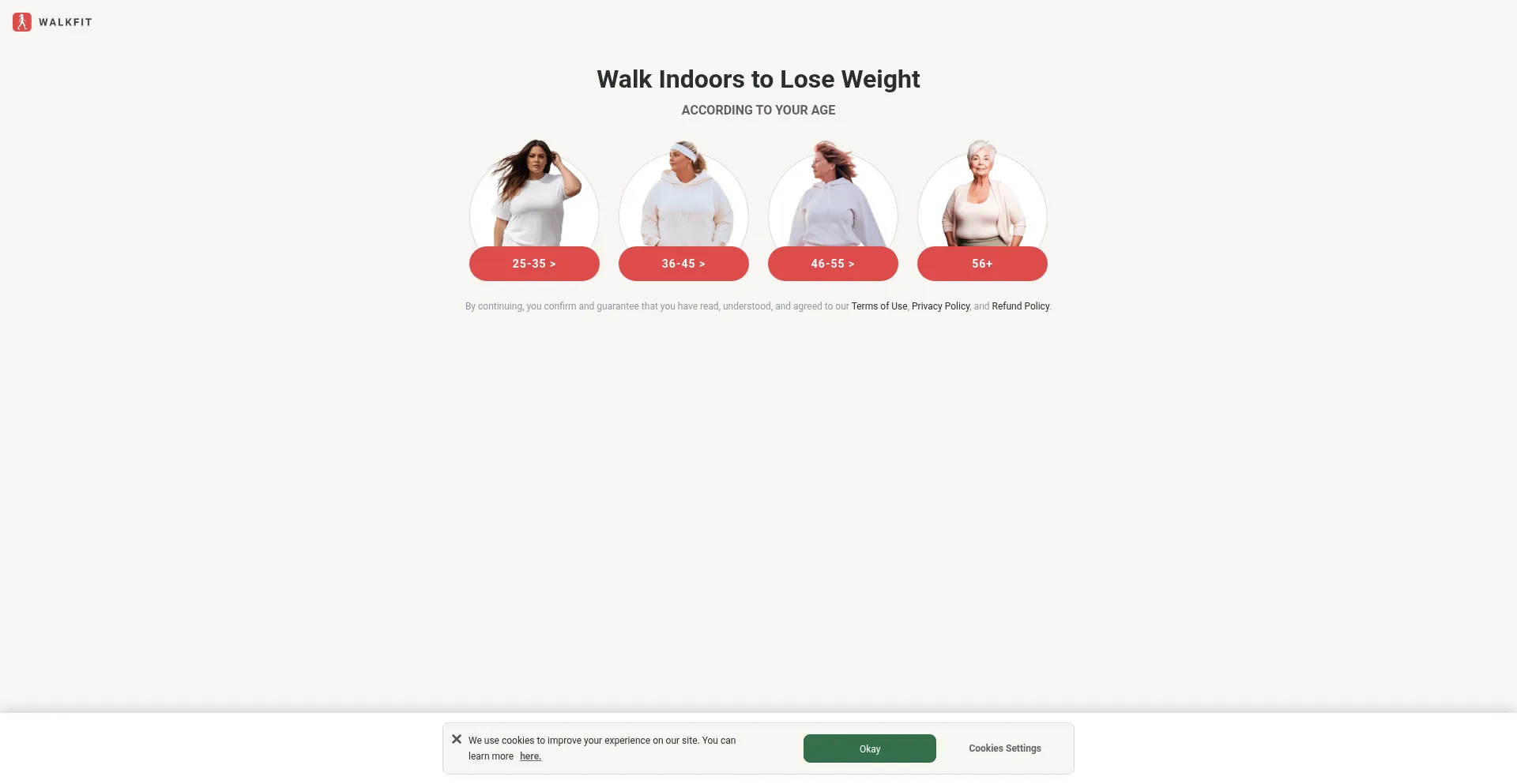 Walk-fit.io Screenshot