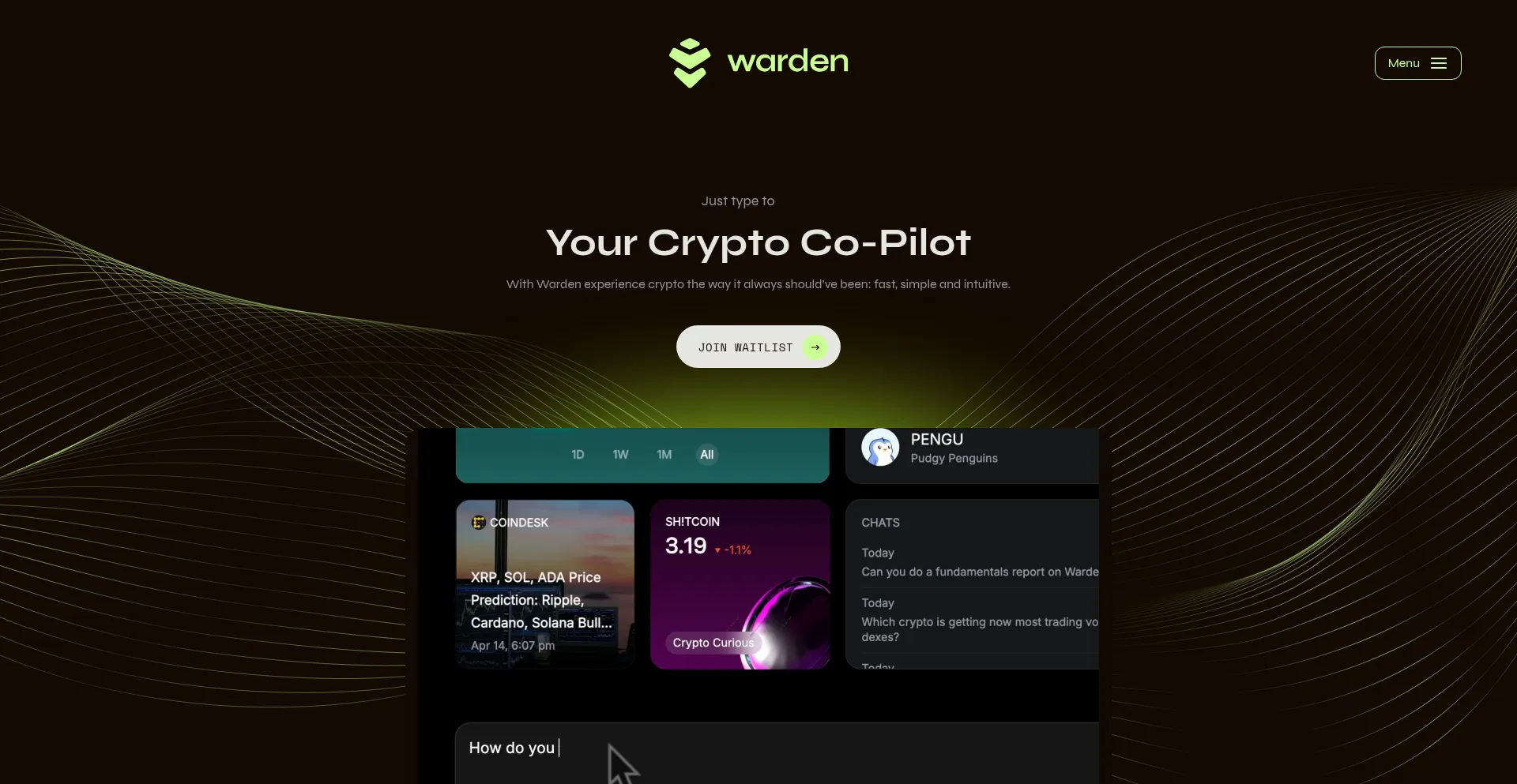 Website screenshot of Wardenprotocol.org