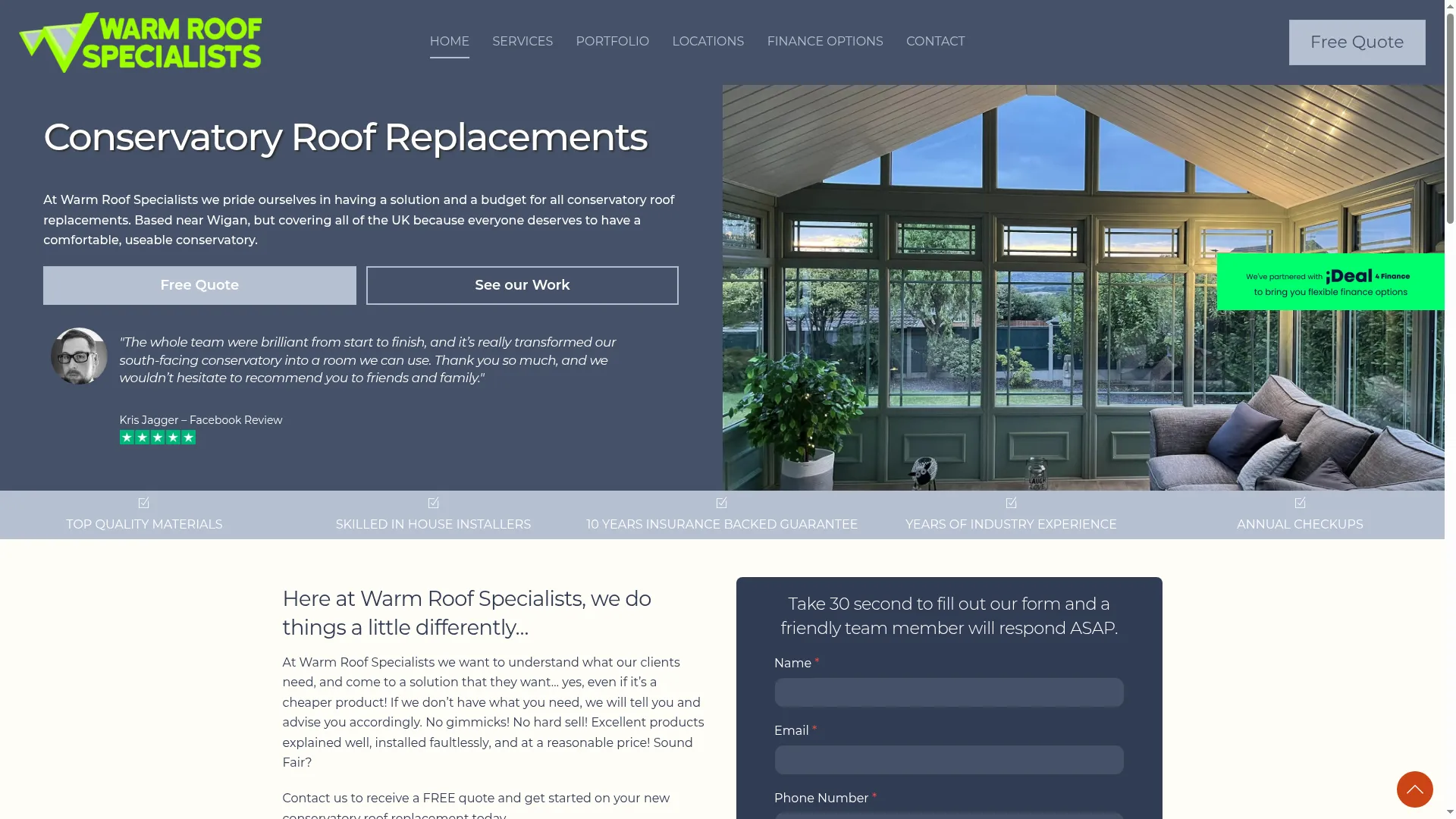 Warmroofspecialists.co.uk