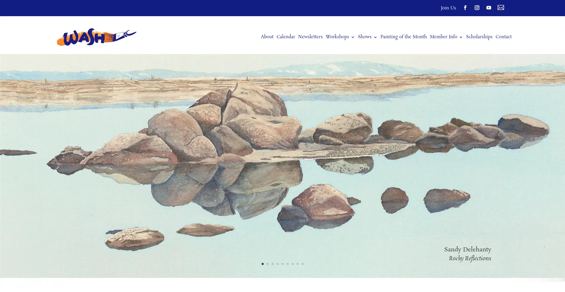 Website screenshot of Washsfac.org