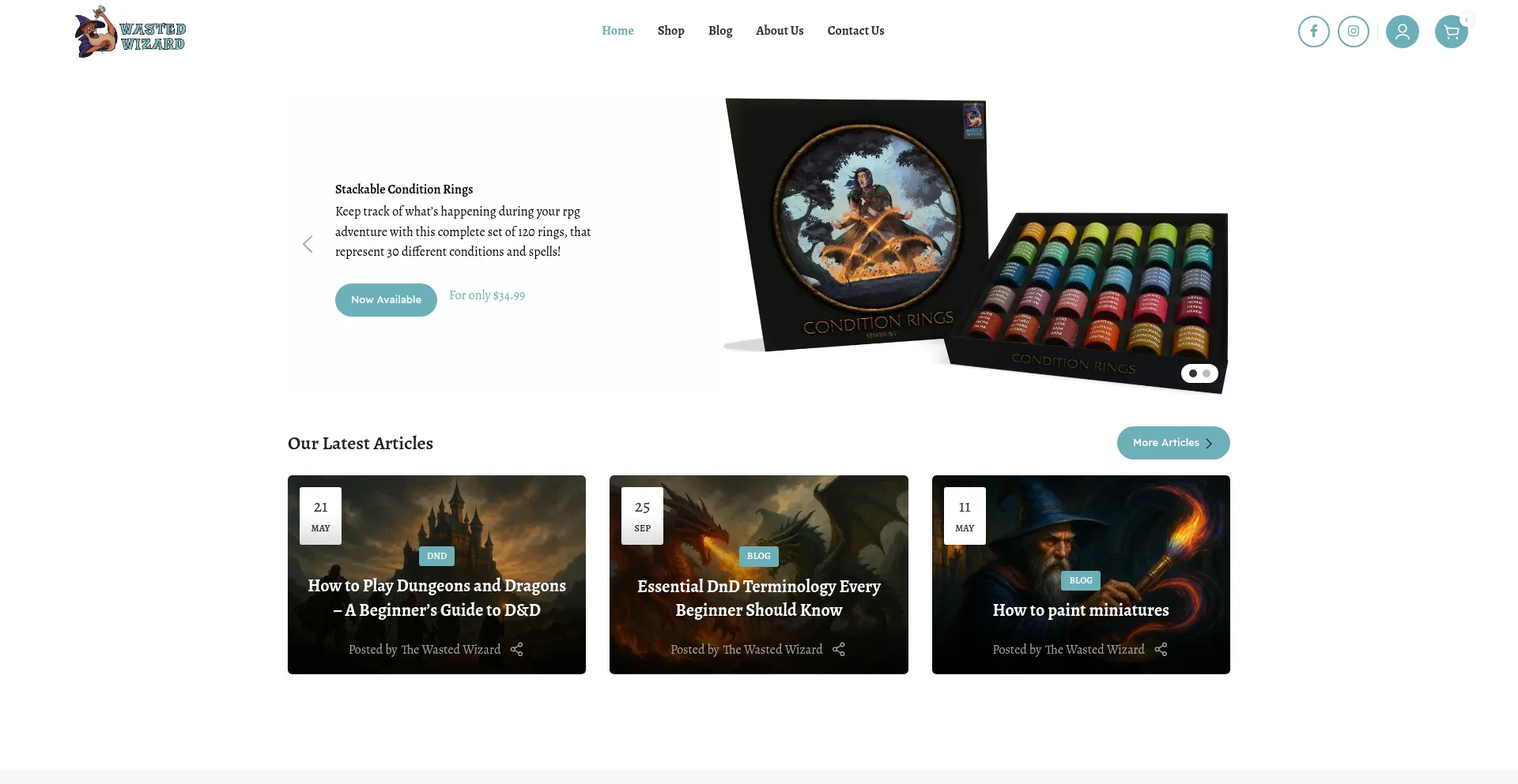 Wastedwizardgames.com Screenshot