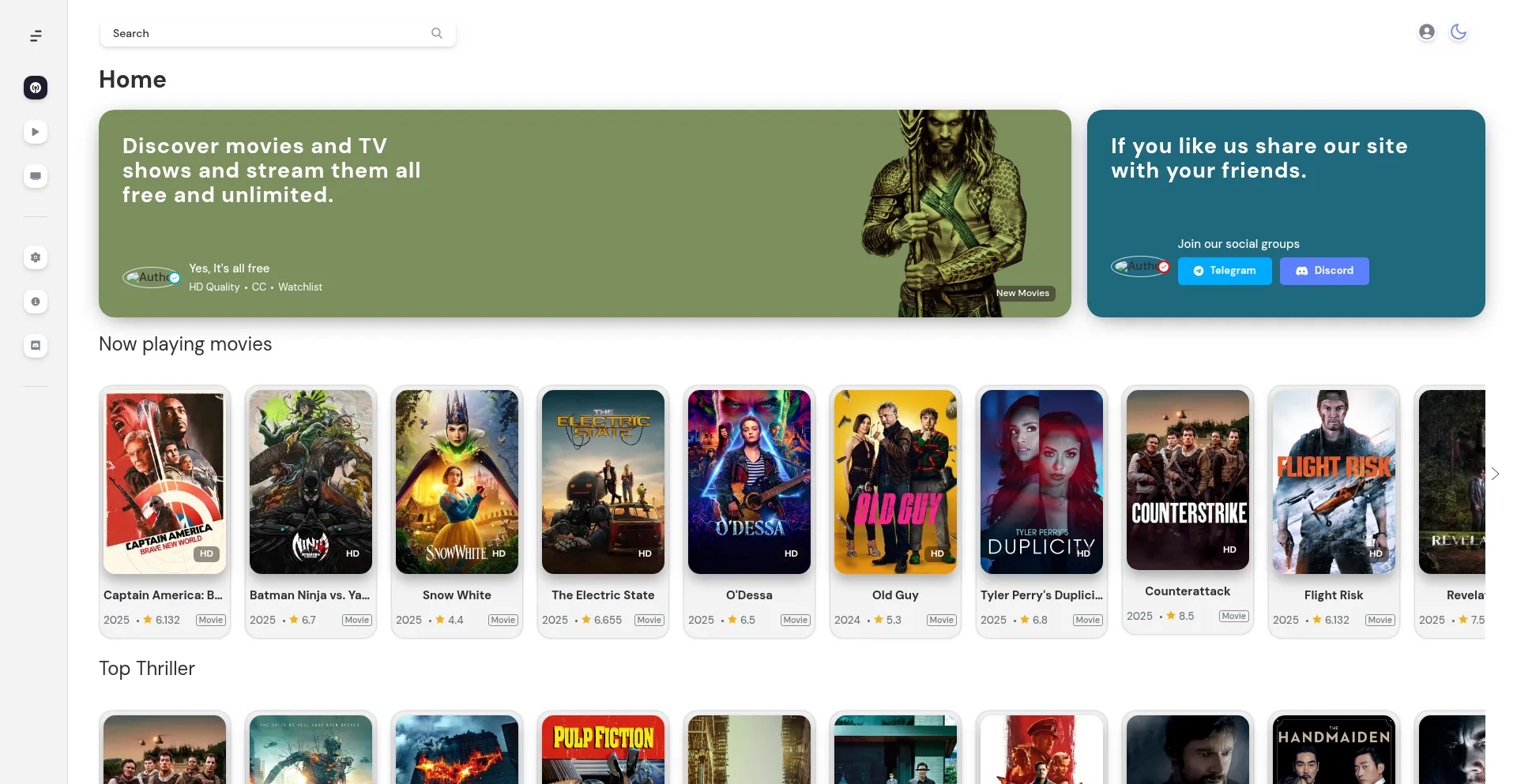 Website screenshot of Watch.autoembed.cc