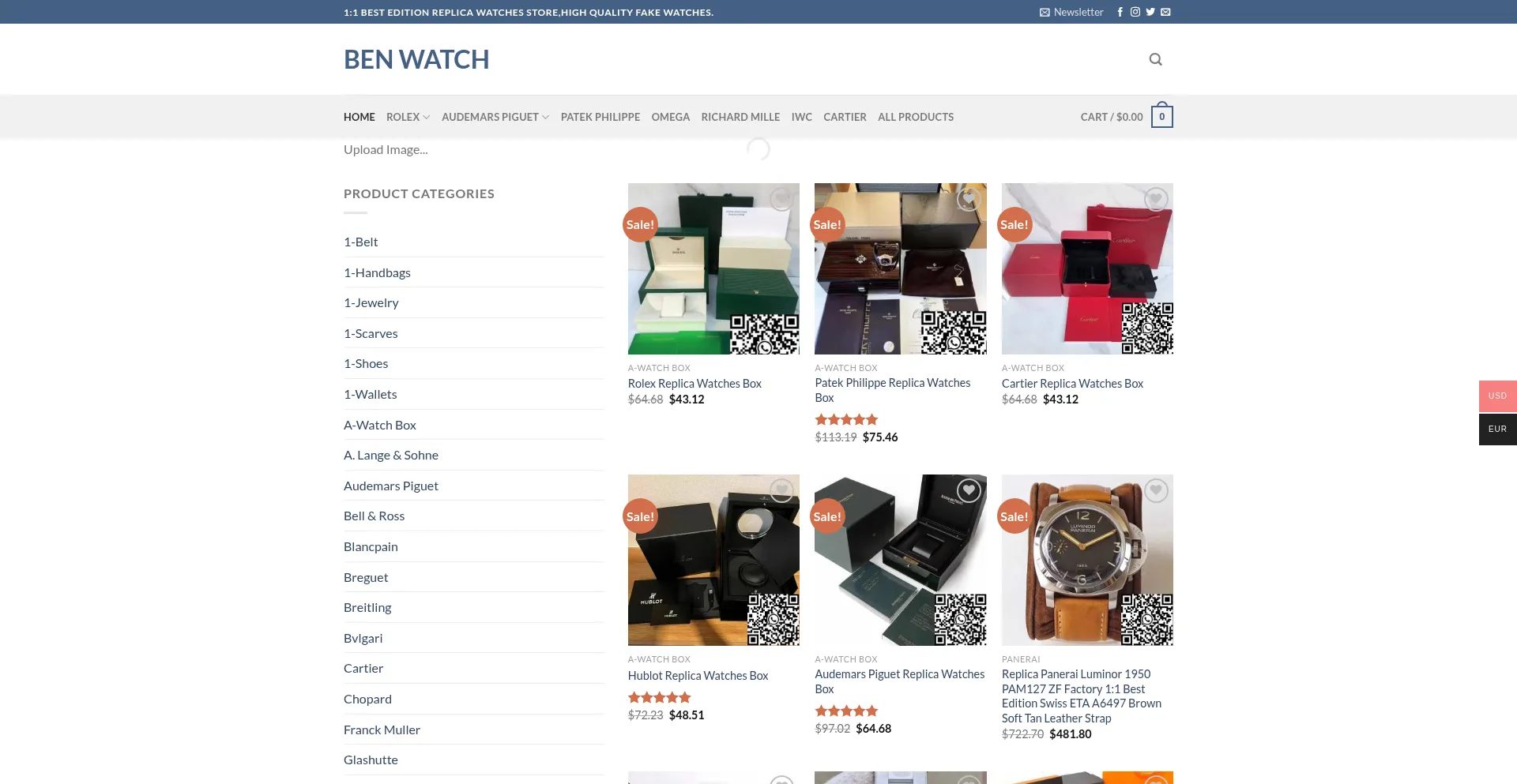 Website screenshot of Watchaaaaa.com