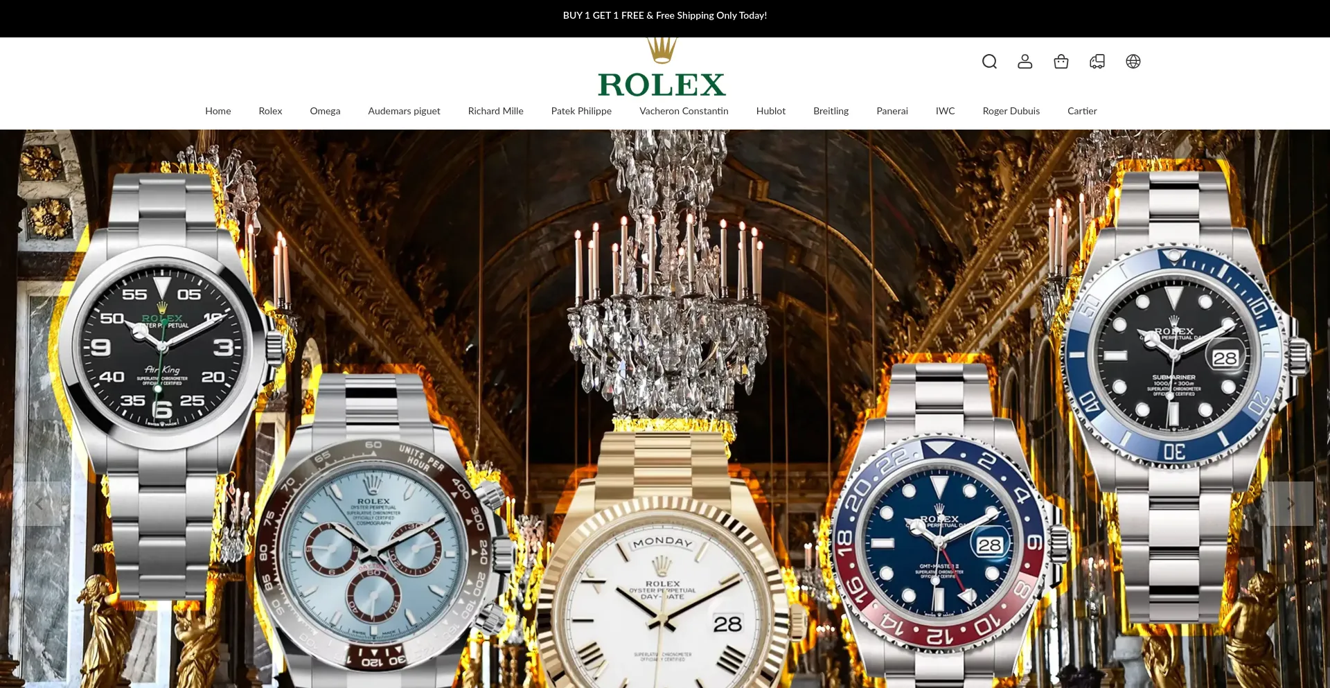Website screenshot of Watchesdm.com