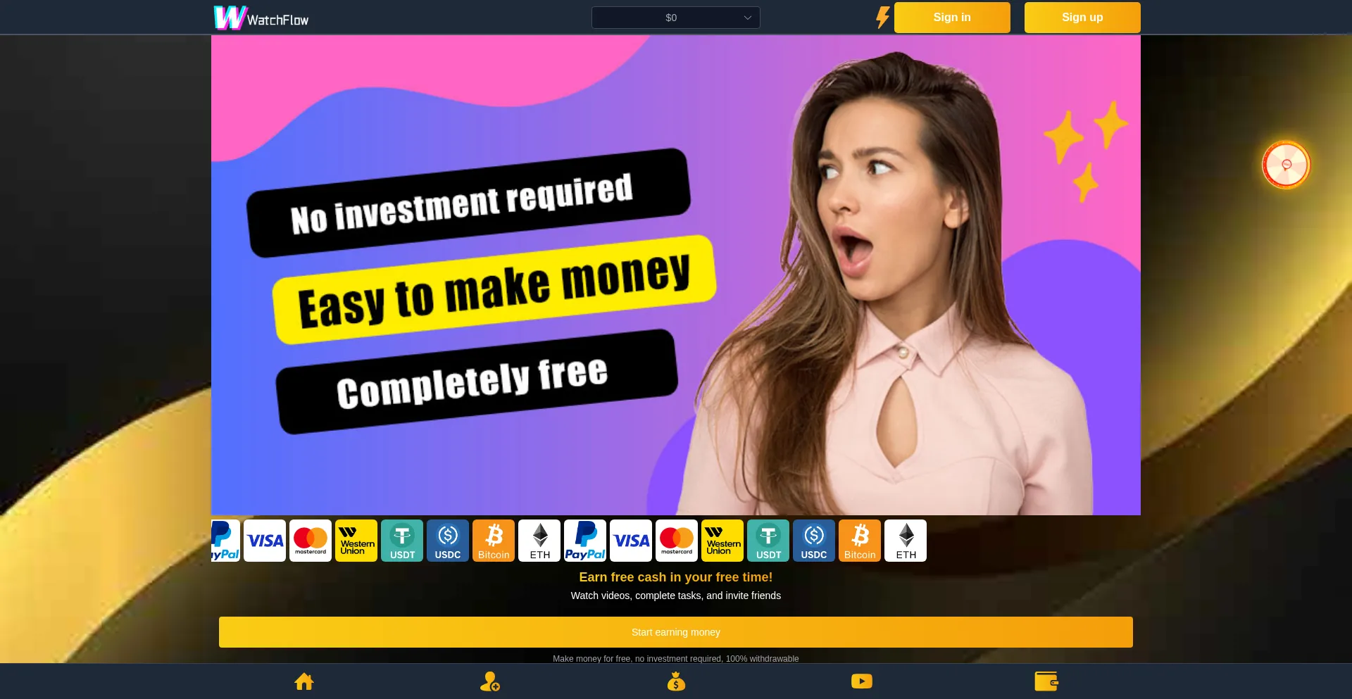 Website screenshot of Watchfqflow.top
