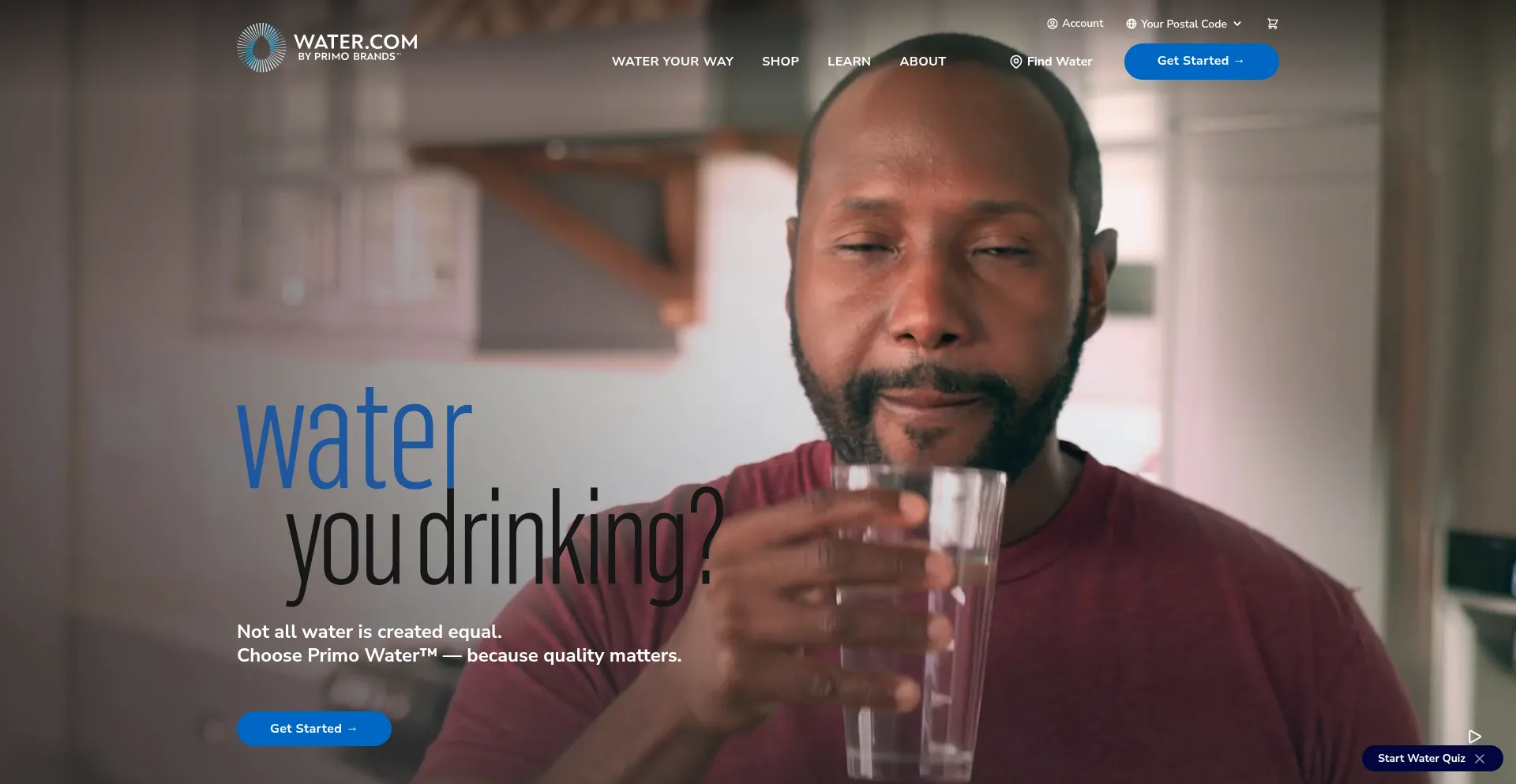 Water.com Screenshot