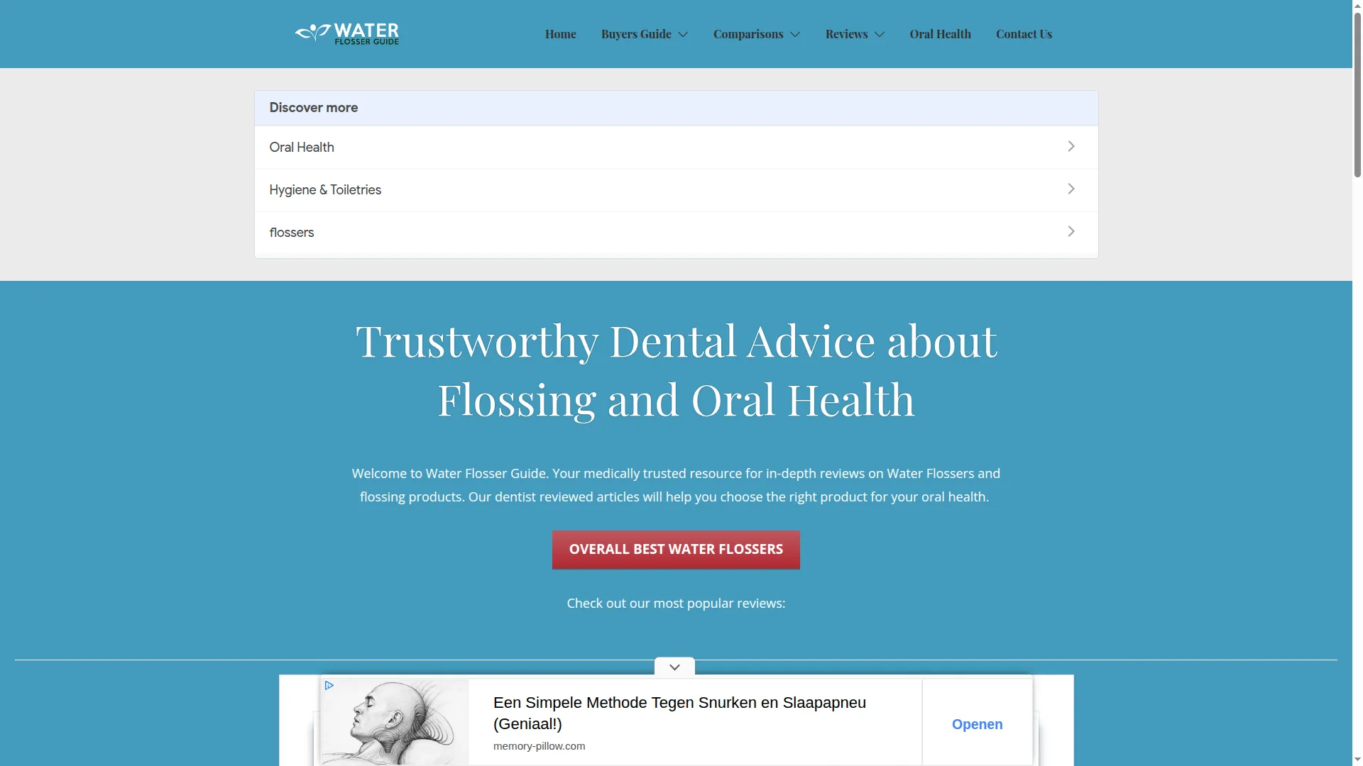 Waterflosserguide.com