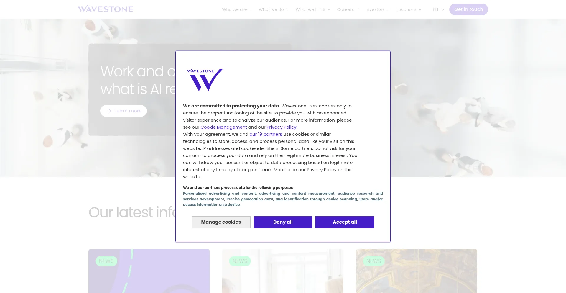 Wavestone.com Screenshot
