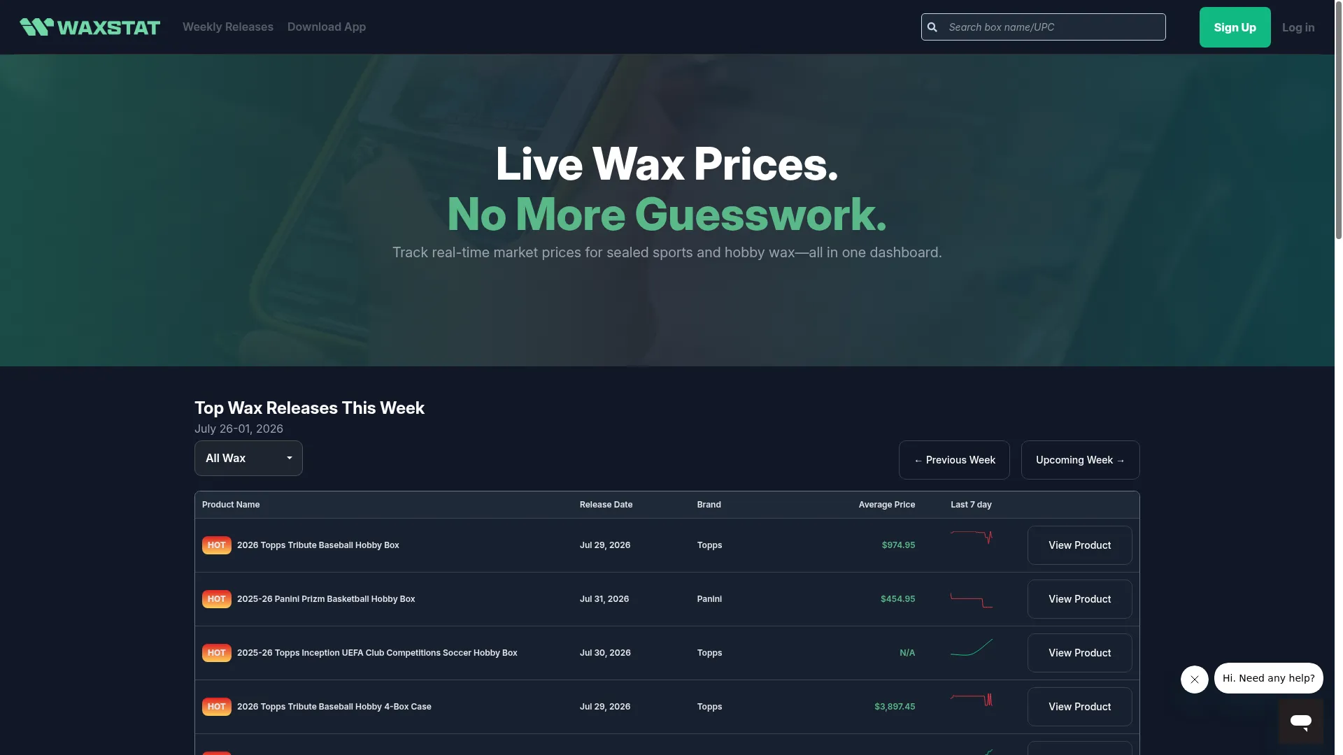Waxstat.com