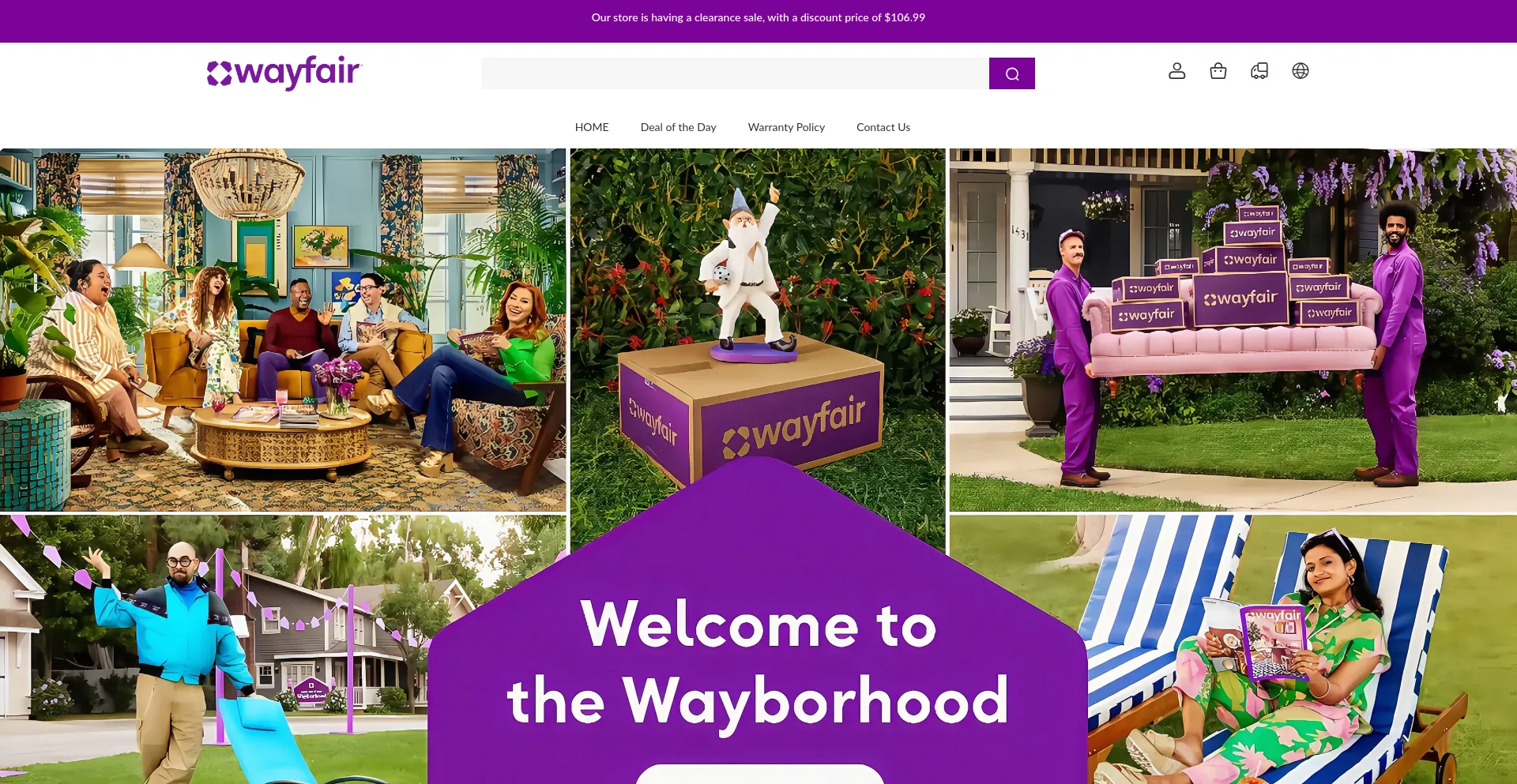 Website screenshot of Wayfaju.shop