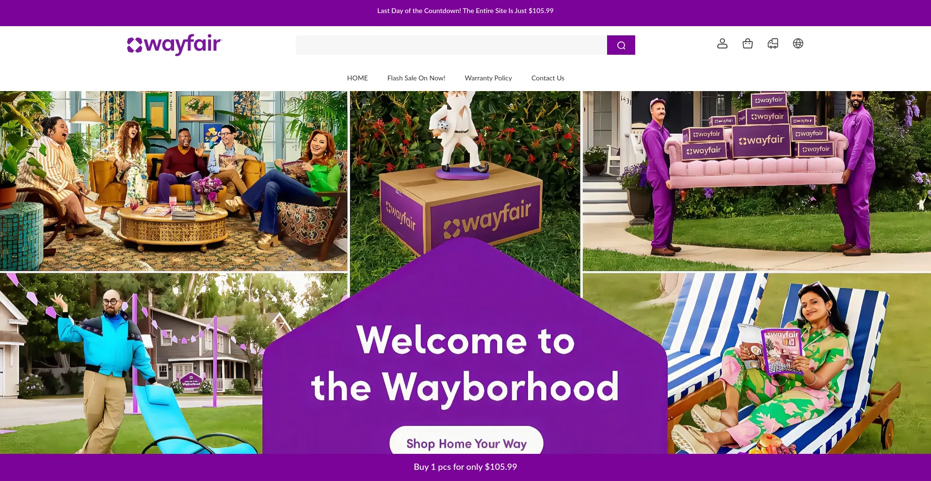 Website screenshot of Wayinopnjvg.shop