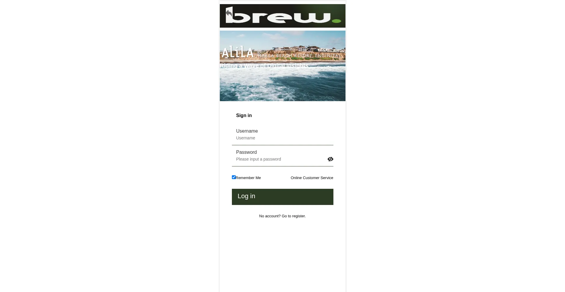 Website screenshot of Wearebrew-en.com