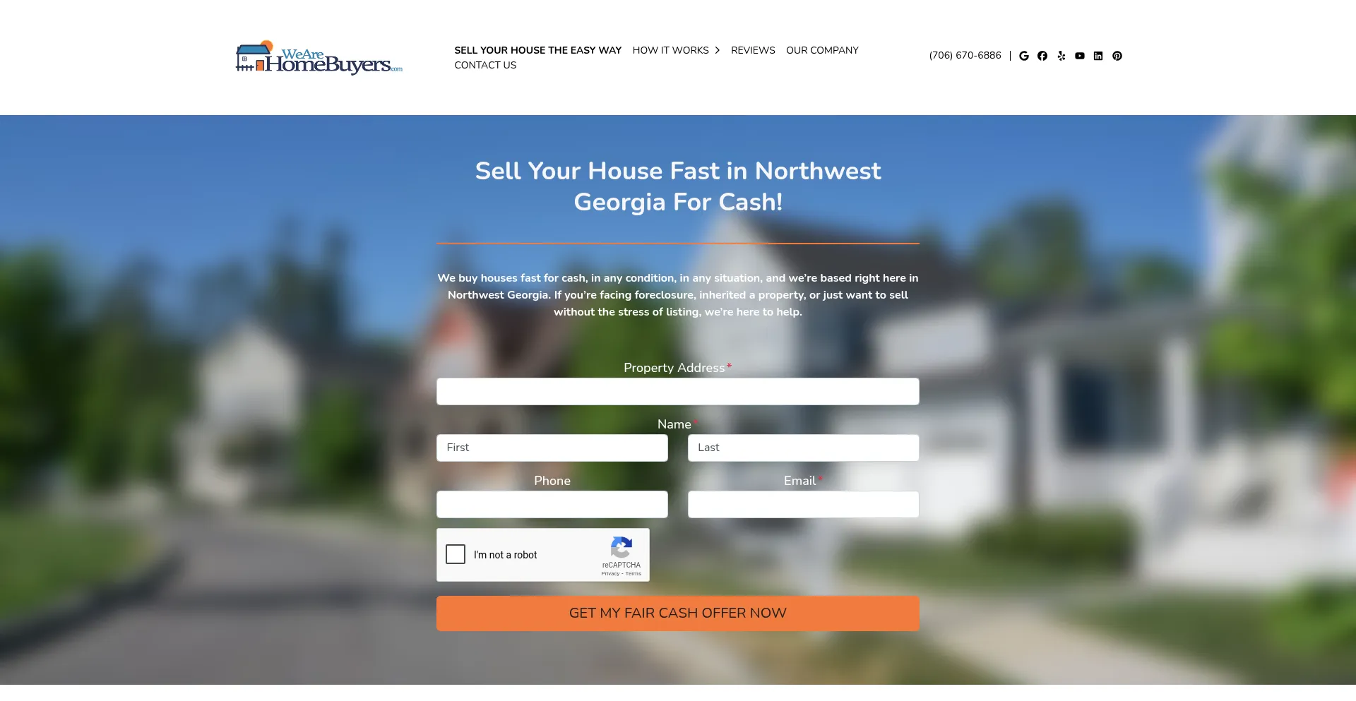 Wearehomebuyers.com Screenshot