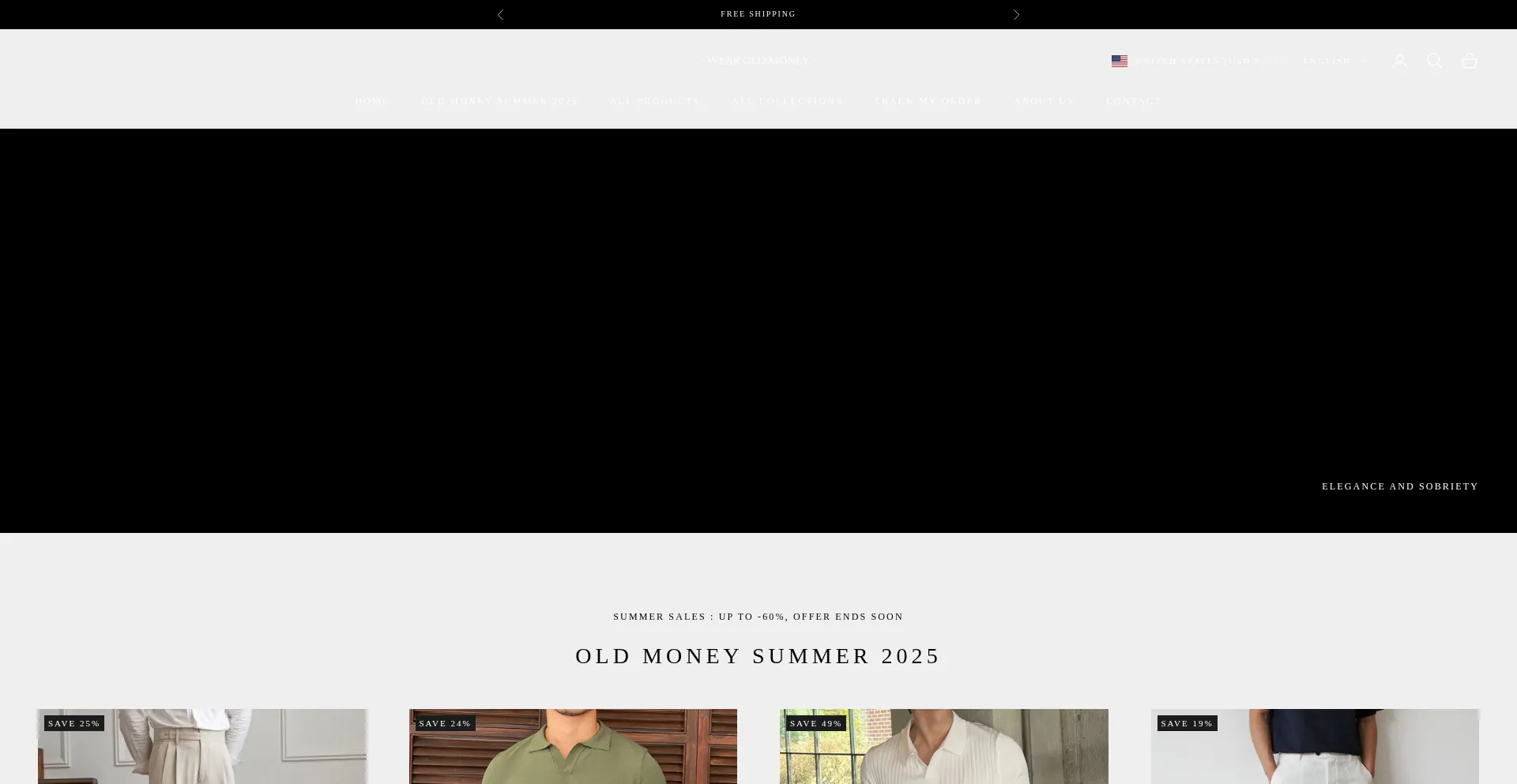 Wearoldmoney.com Screenshot
