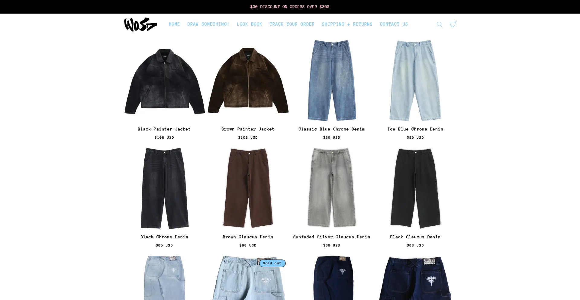 Website screenshot of Wearwojo.com