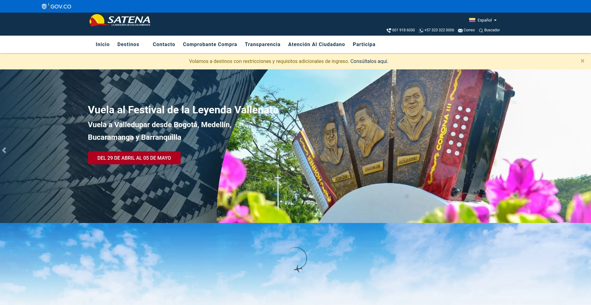 Website screenshot of Web.satena.com