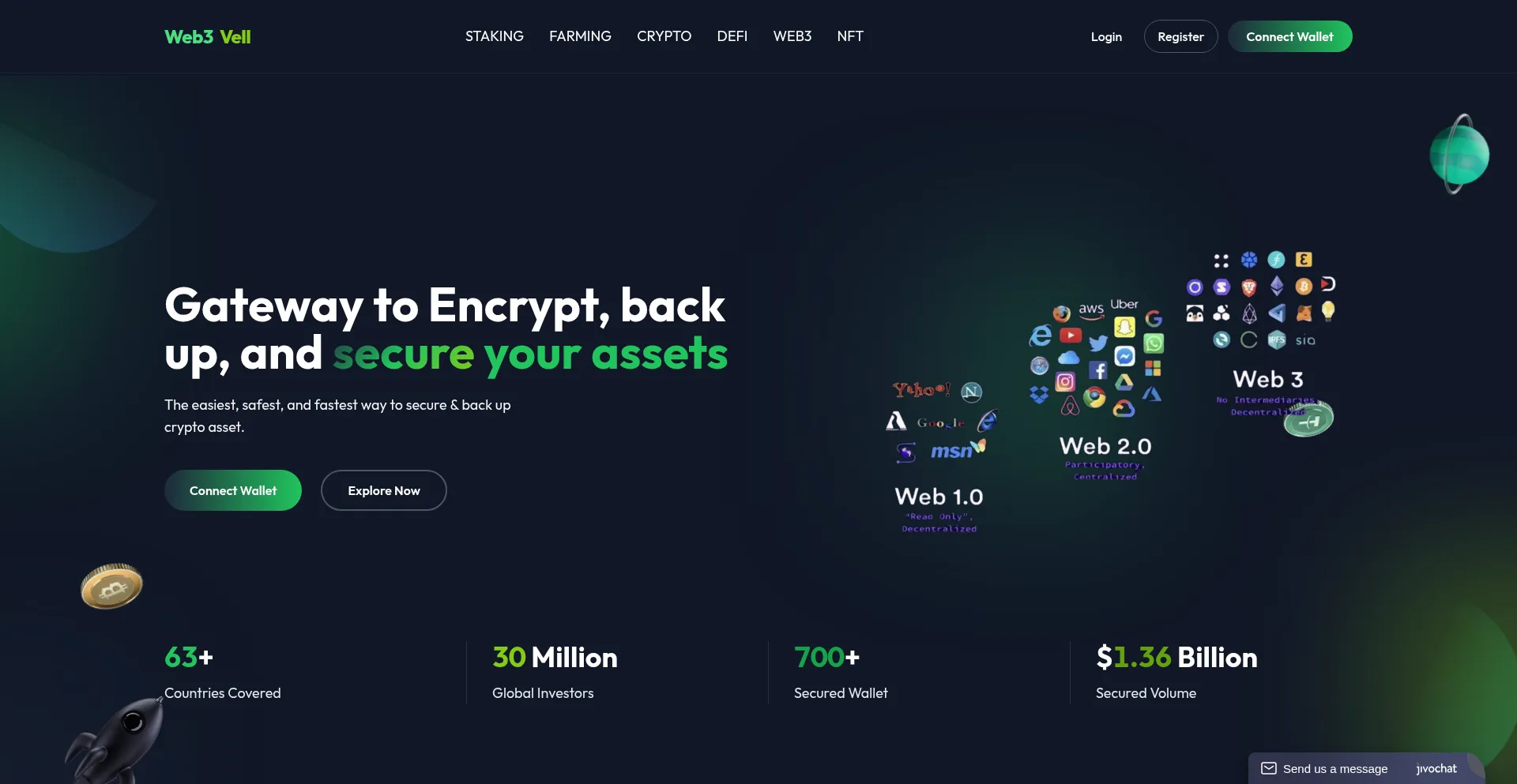 Web3vell.com Screenshot