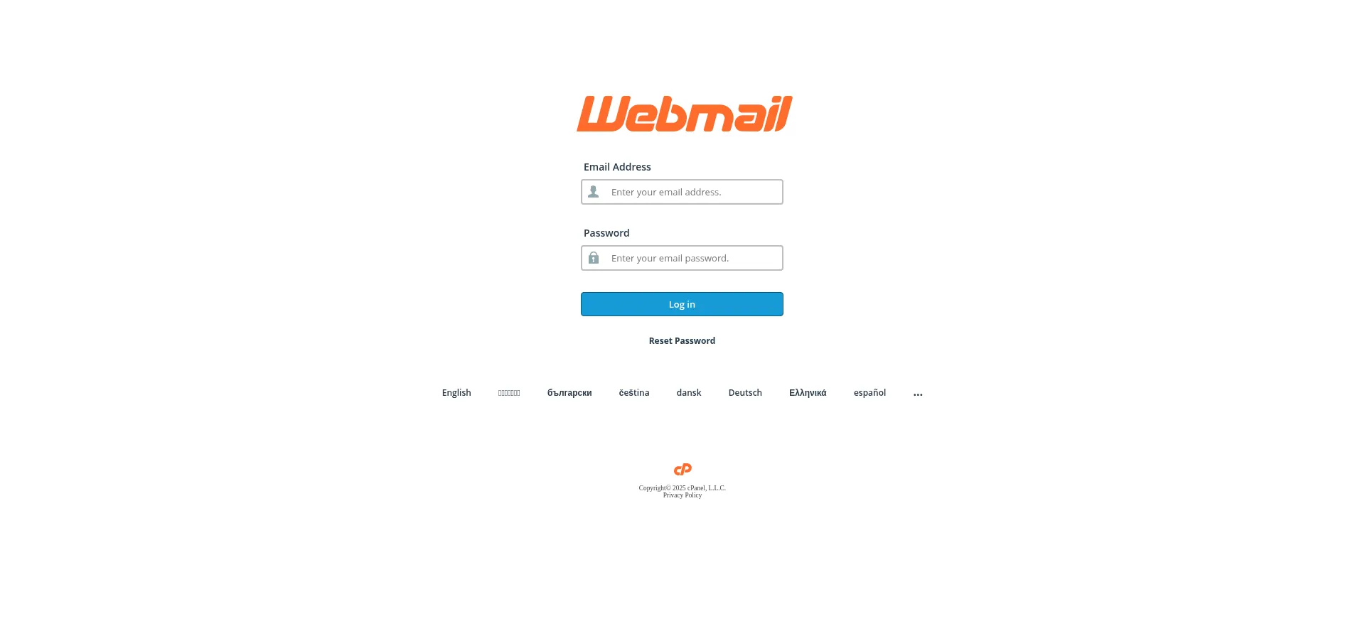 Website screenshot of Webmail.vip.webasa.site