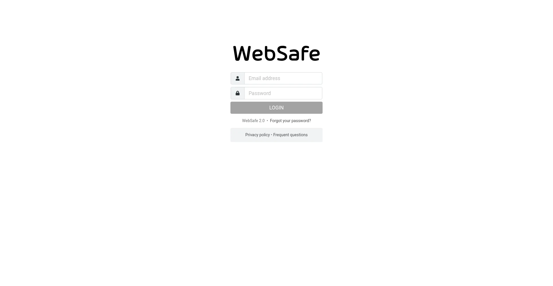 Website screenshot of Websafe.cloud-security.net