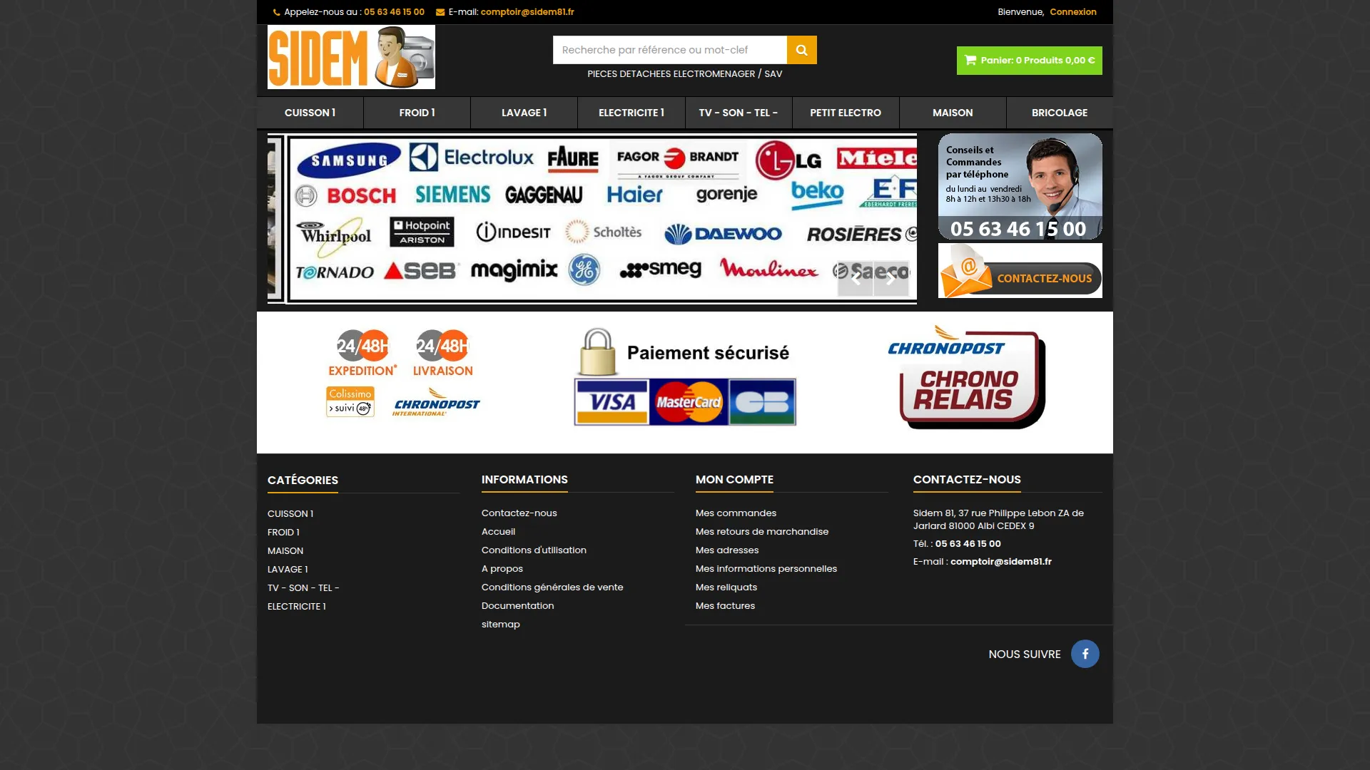 Webshop-sidem81.fr