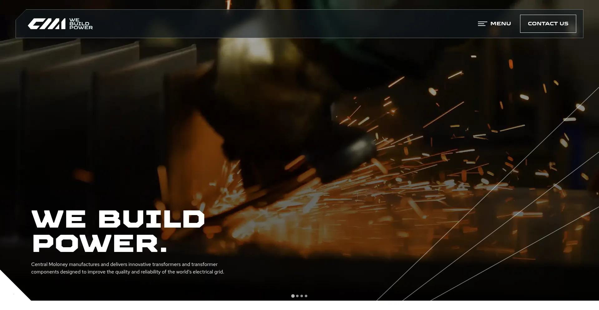 Website screenshot of Webuildpower.com