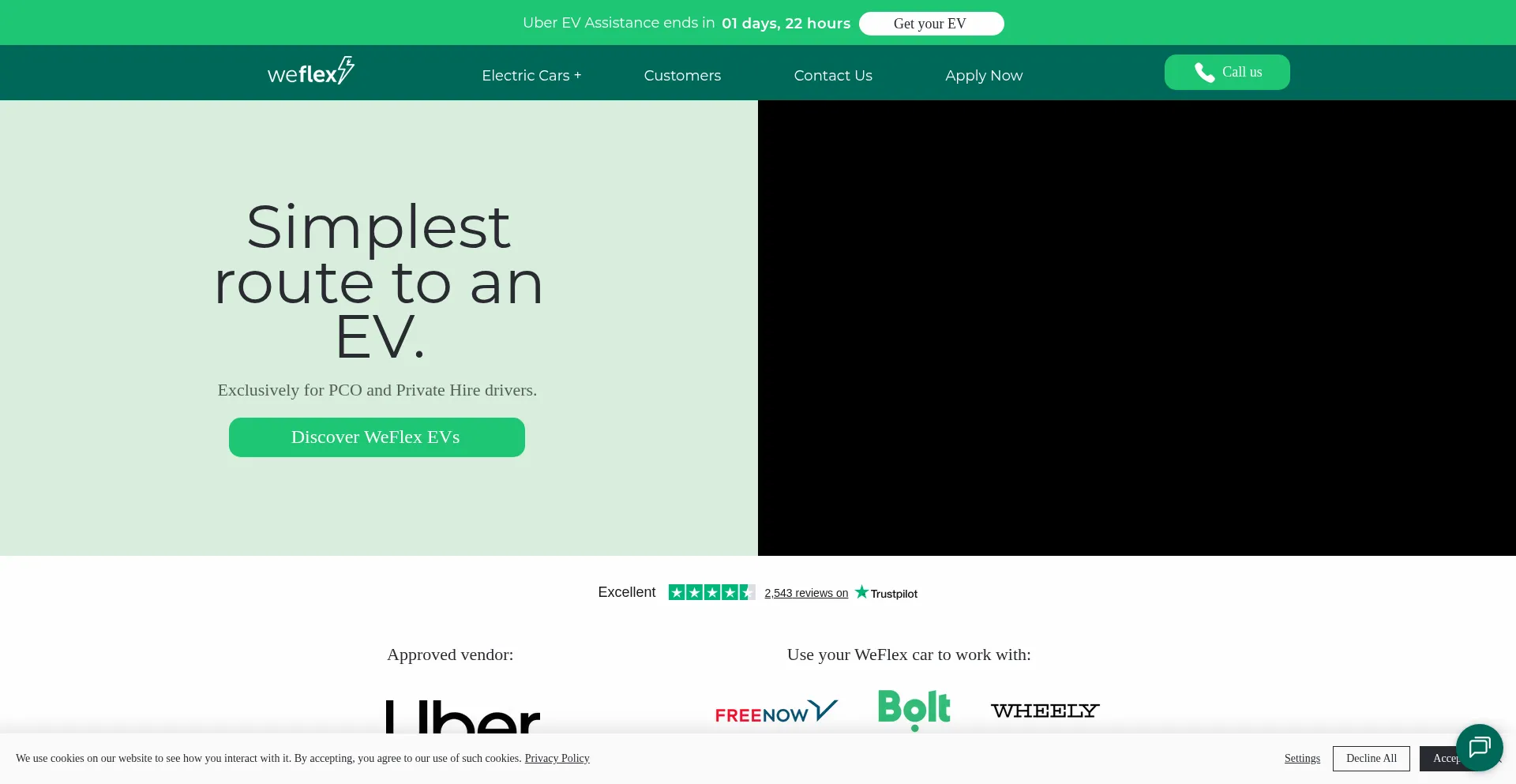 Weflex.co.uk Screenshot
