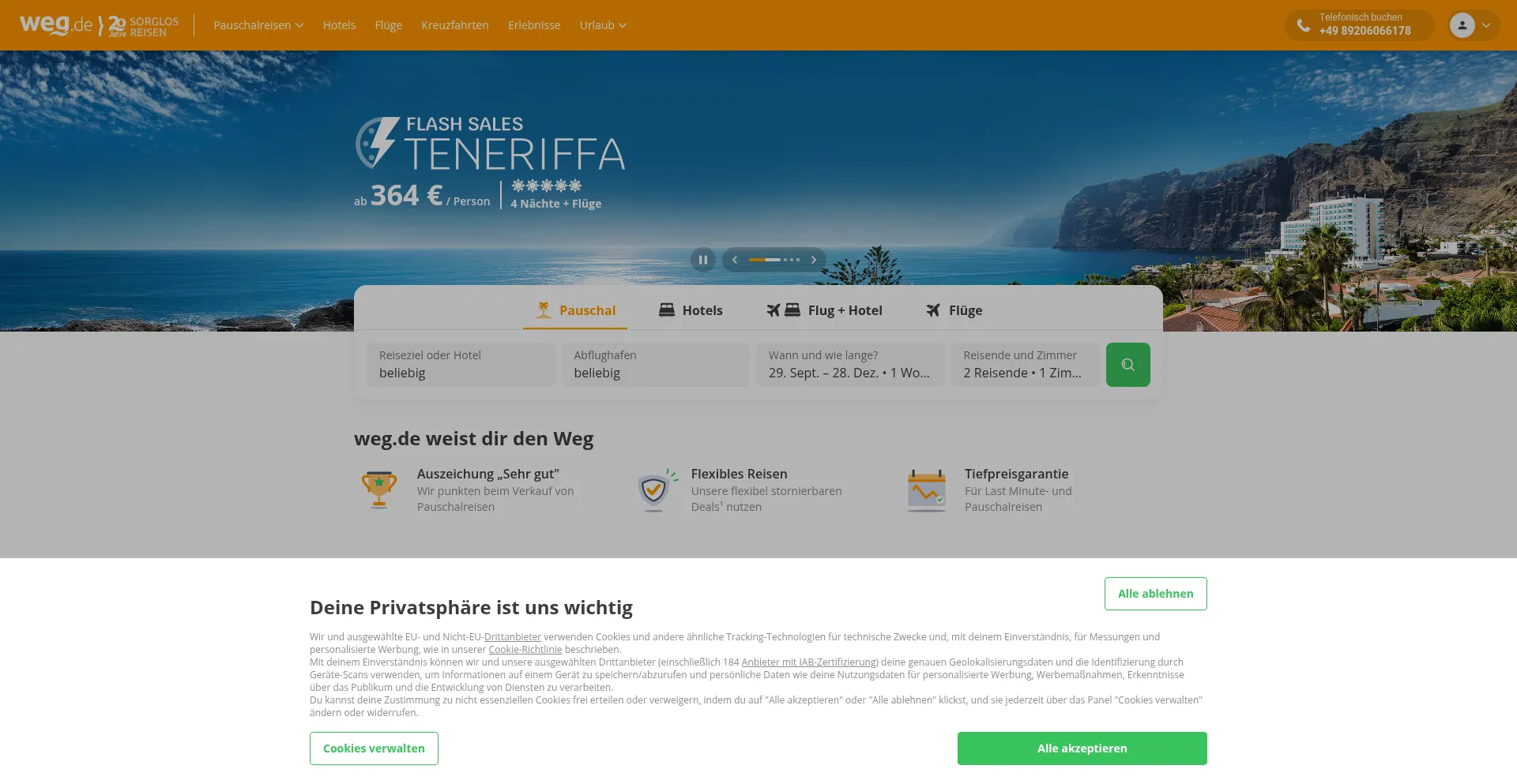 Weg.de Screenshot