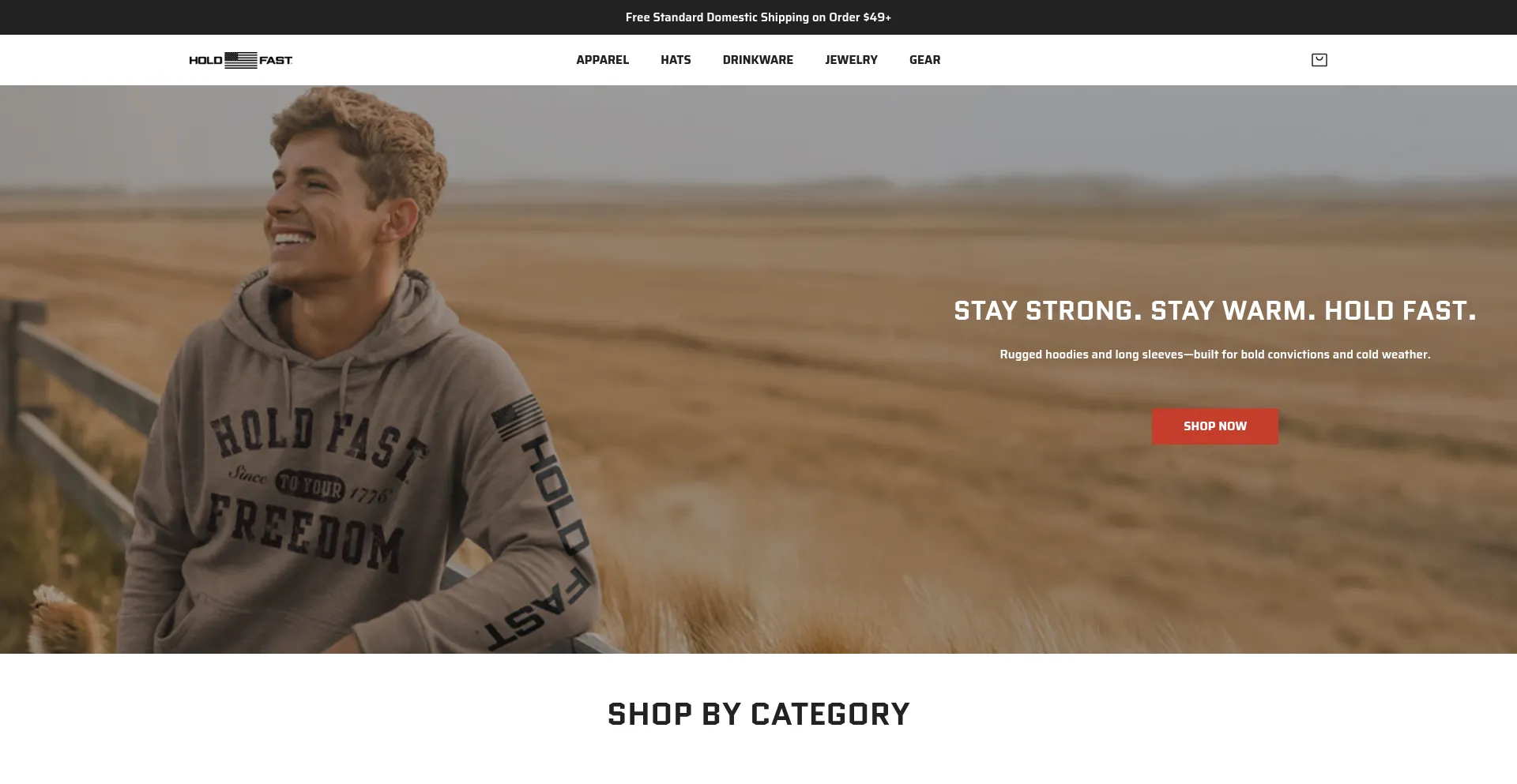 Weholdfast.com Screenshot