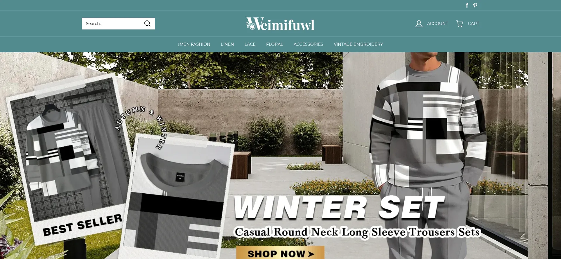 Website screenshot of Weimifuwl.com