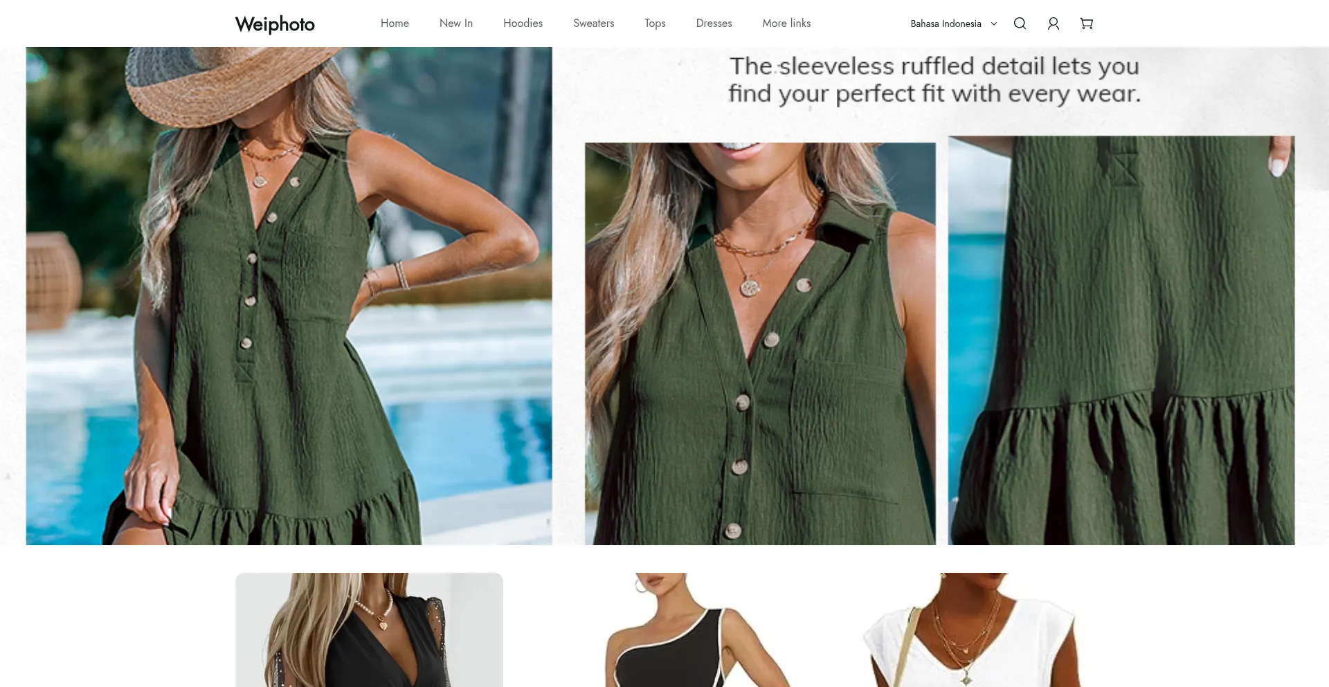 Website screenshot of Weiphoto.com