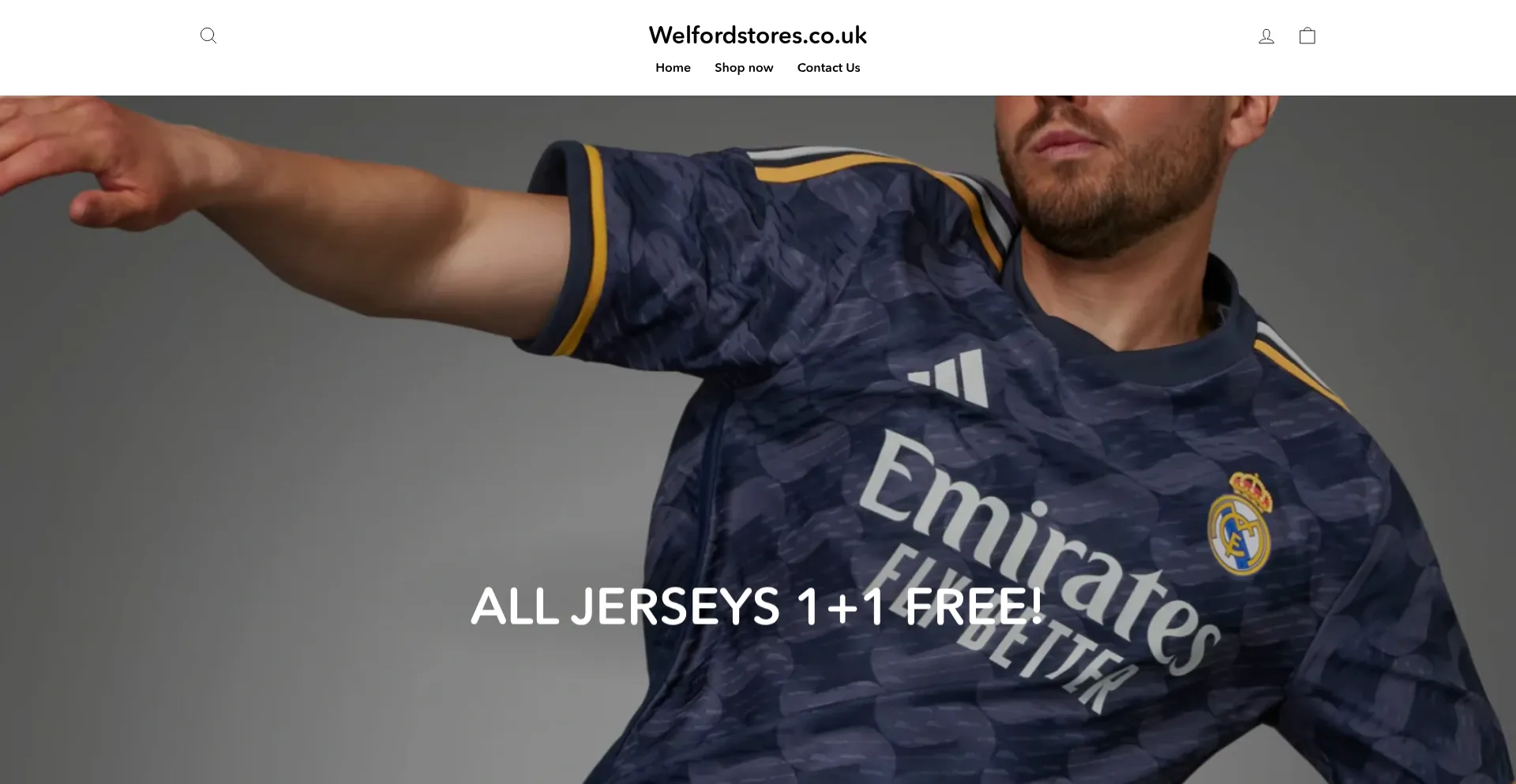 Website screenshot of Welfordstores.co.uk