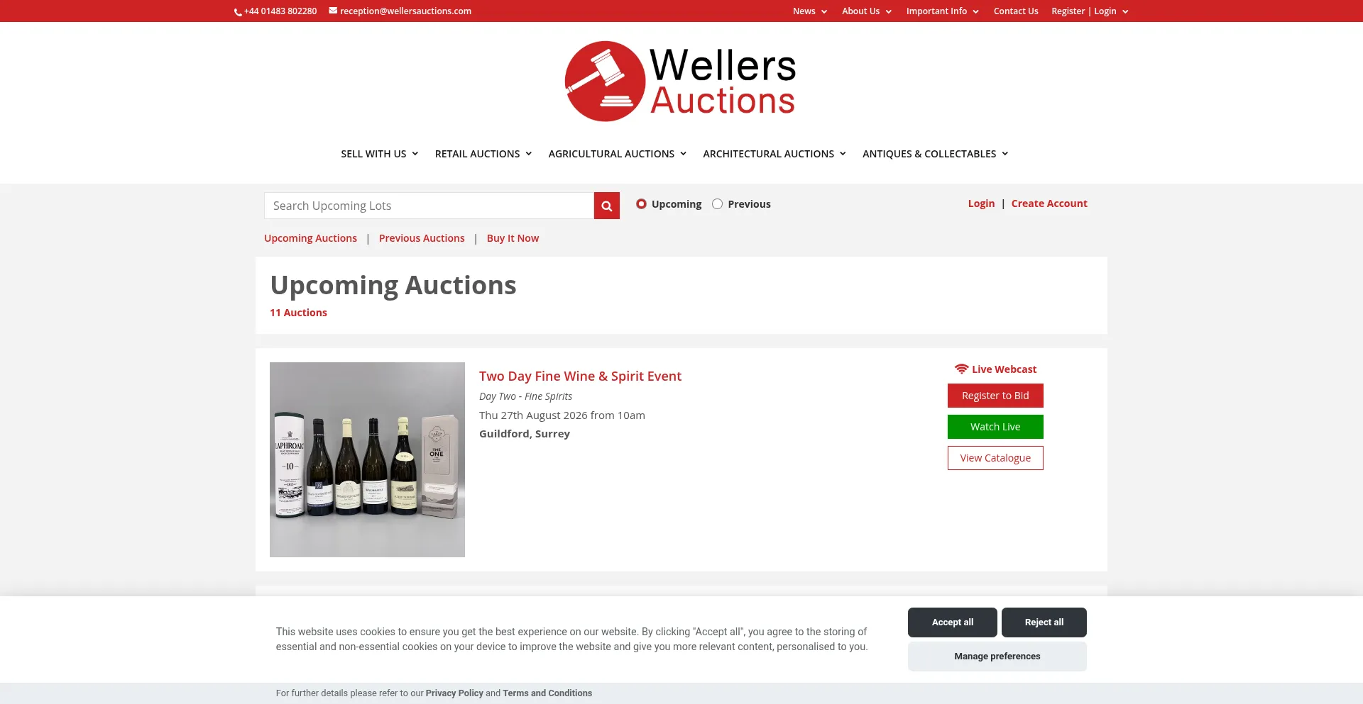 Wellersauctions.com