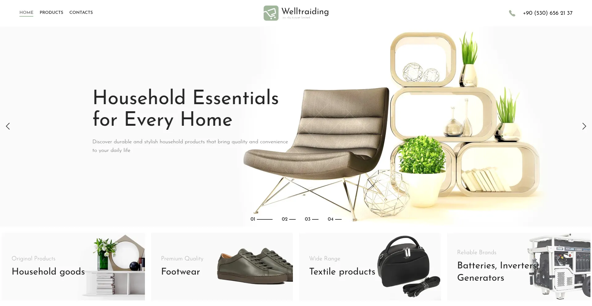 Website screenshot of Welltraiding.com