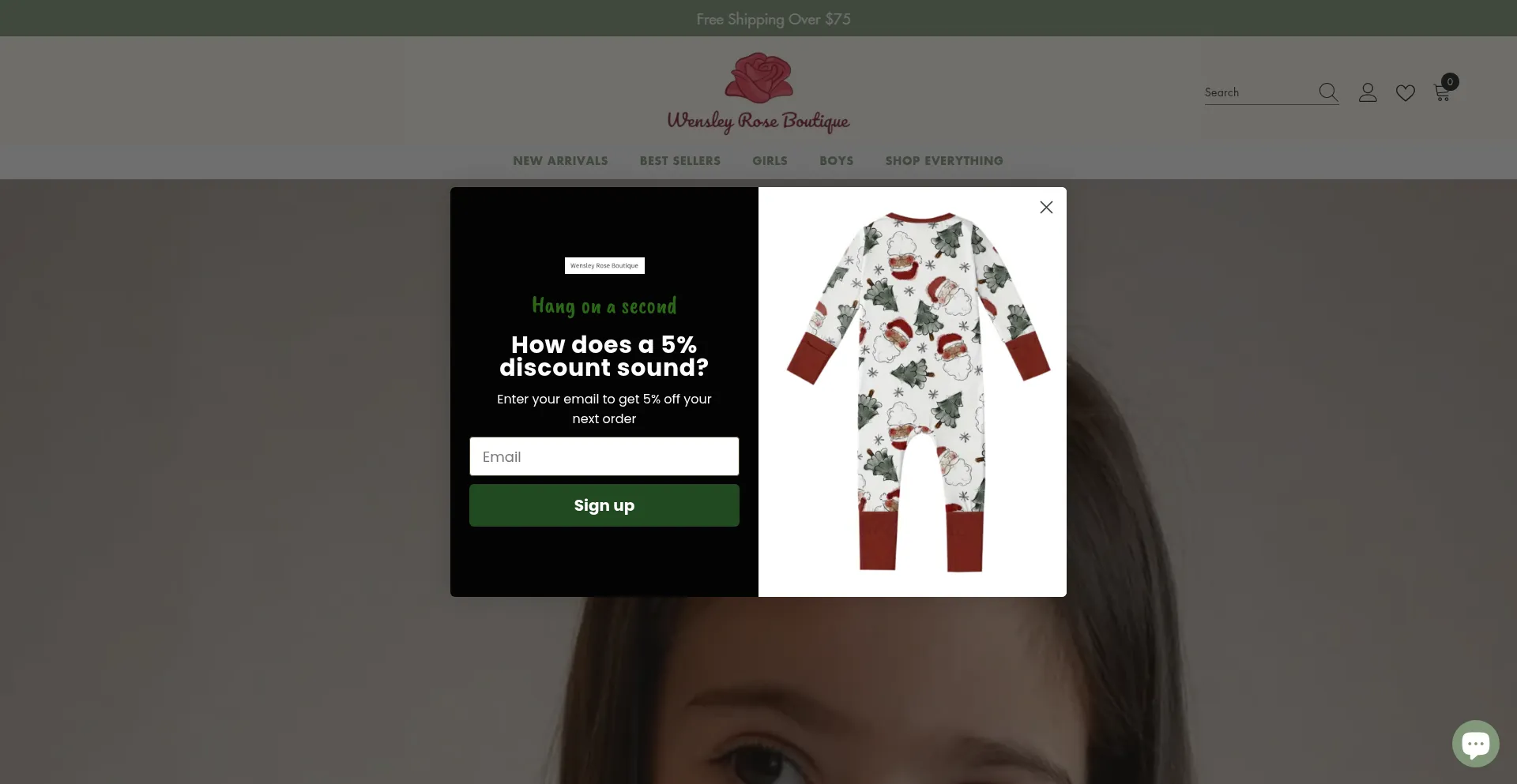 Website screenshot of Wensleyrose.com